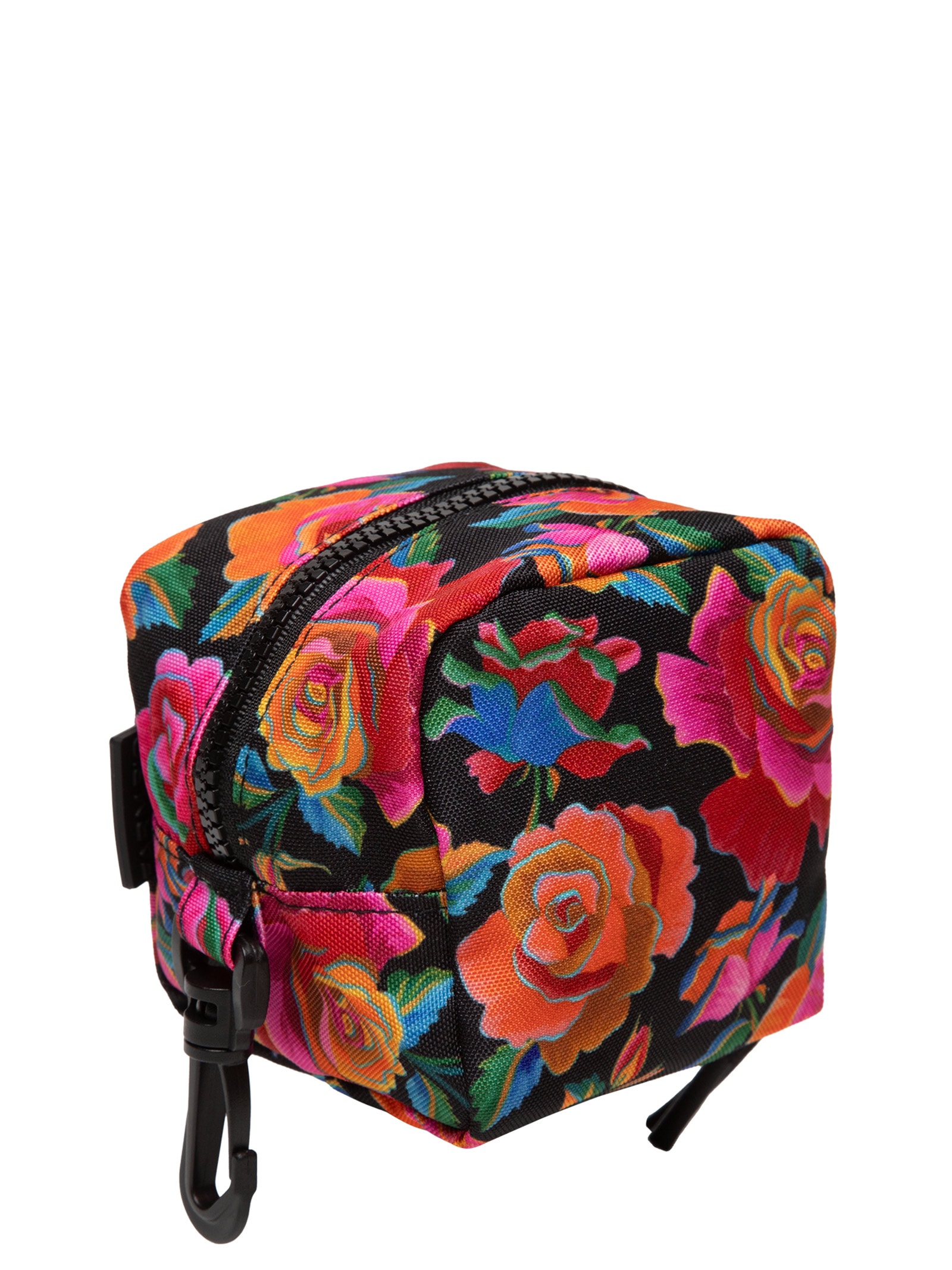 Necessaire Feminina Caçula Rosas Pintadas Preto Farm Etc