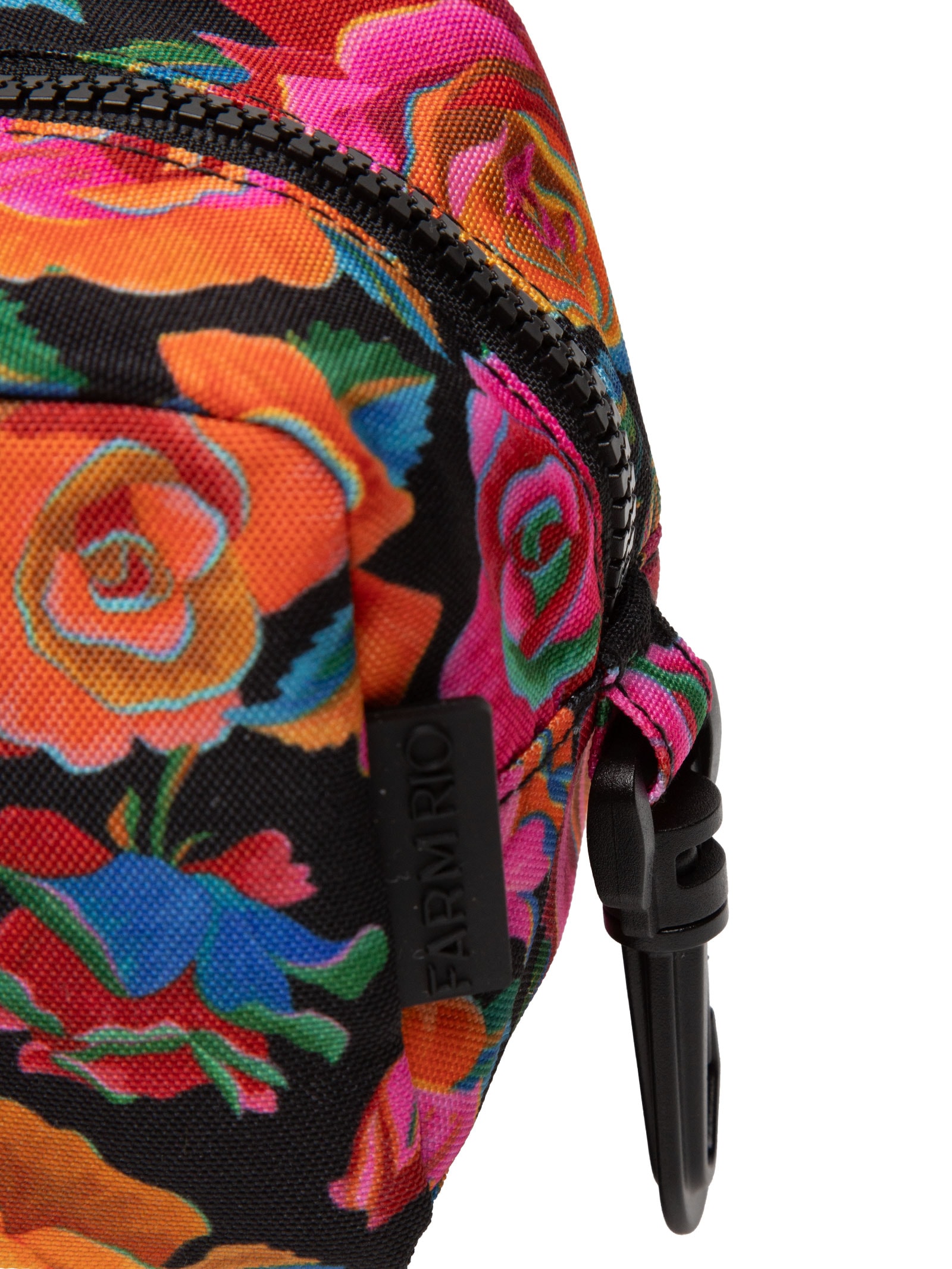 Necessaire Feminina Caçula Rosas Pintadas Preto Farm Etc