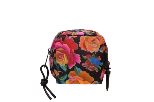 Necessaire Feminina Caçula Rosas Pintadas - Preto