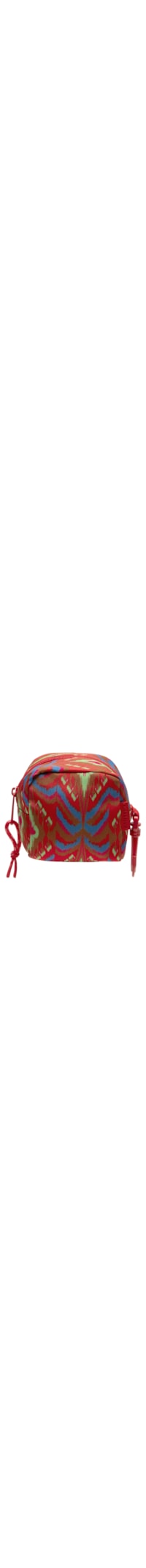 Necessaire Feminina Caçula Summer Ikat - Vermelho