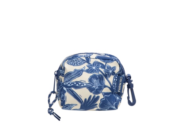 Necessaire Feminina Caçula Xilo Tropical - Azul