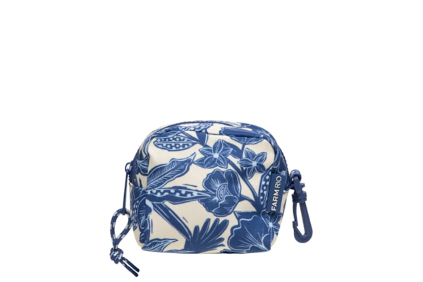Necessaire Feminina Caçula Xilo Tropical - Azul