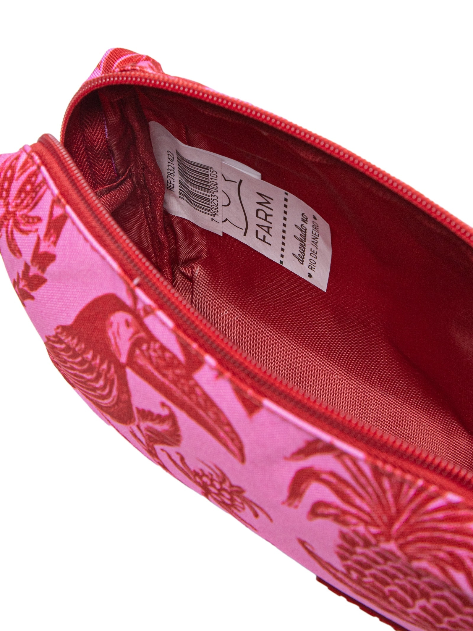 Necessaire Feminina Maxi Ora Bolas Amalfi Vermelho Farm Etc