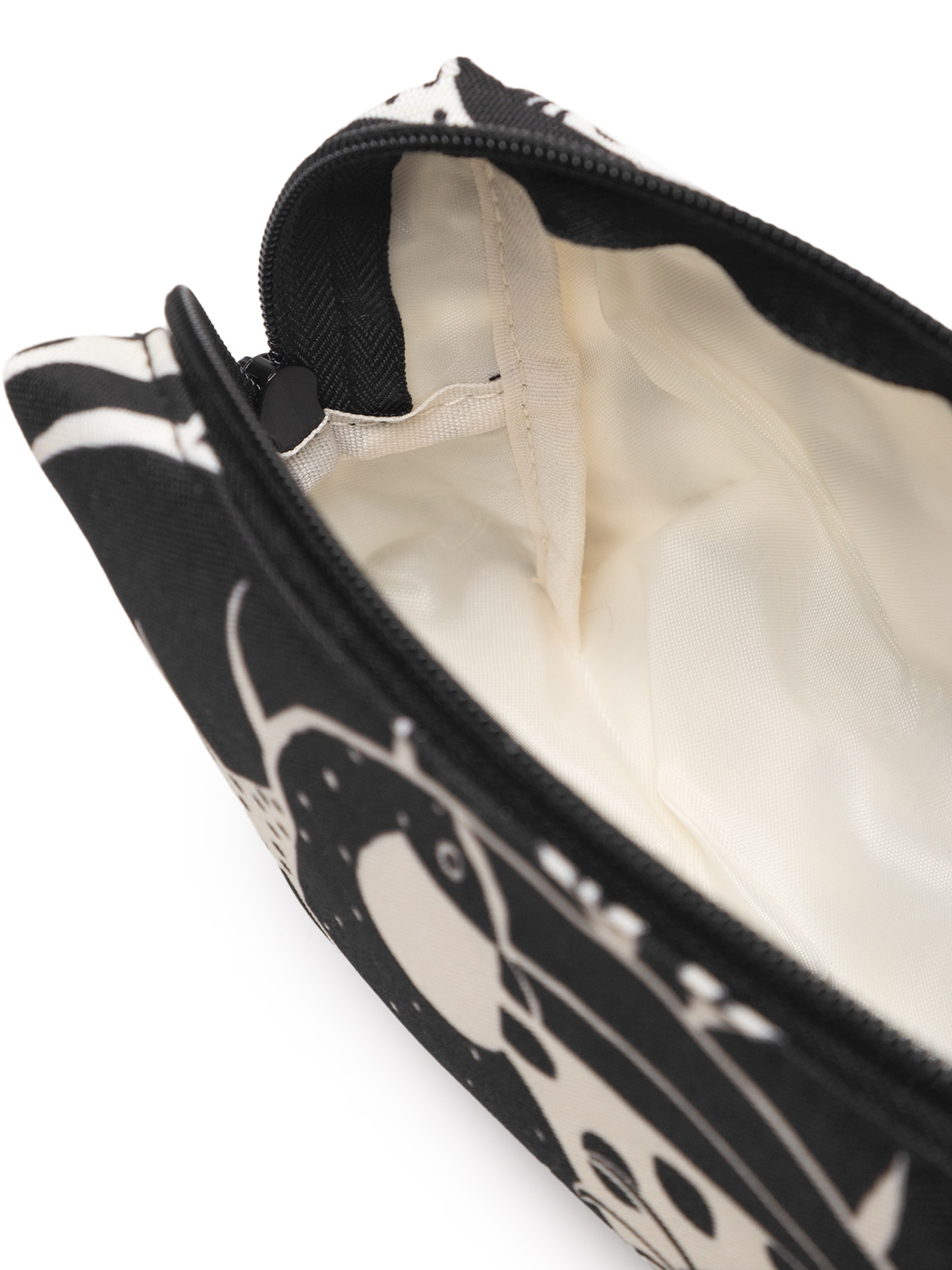 Necessaire Feminina Maxi Ora Bolas Bichos na Flor Preto Farm Etc