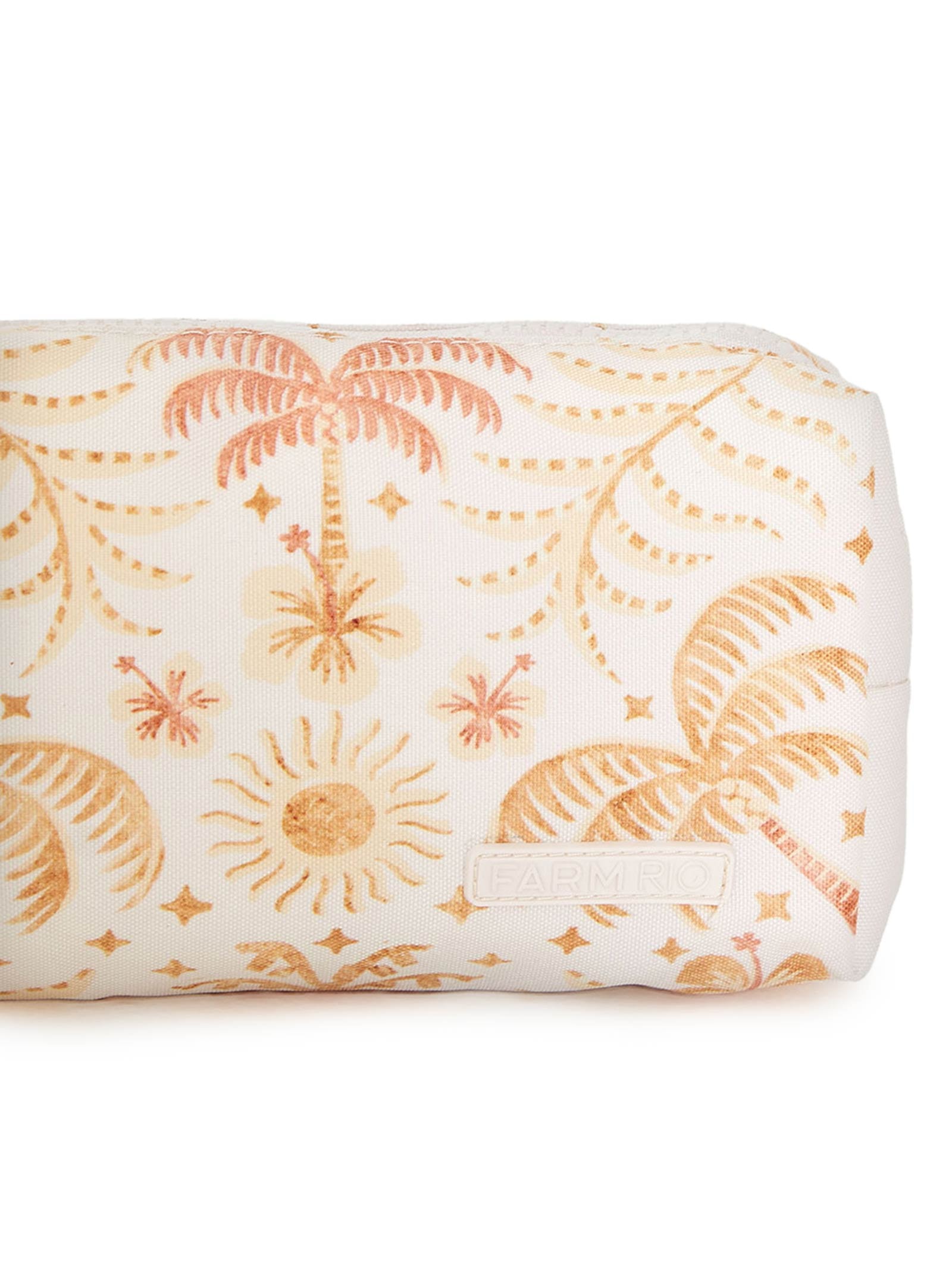 Necessaire Feminina Maxi Ora Bolas Coqueiral Branco Farm Etc