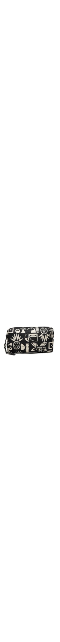 Necessaire Feminina Maxi Ora Bolas Lenço Tropicano - Preto