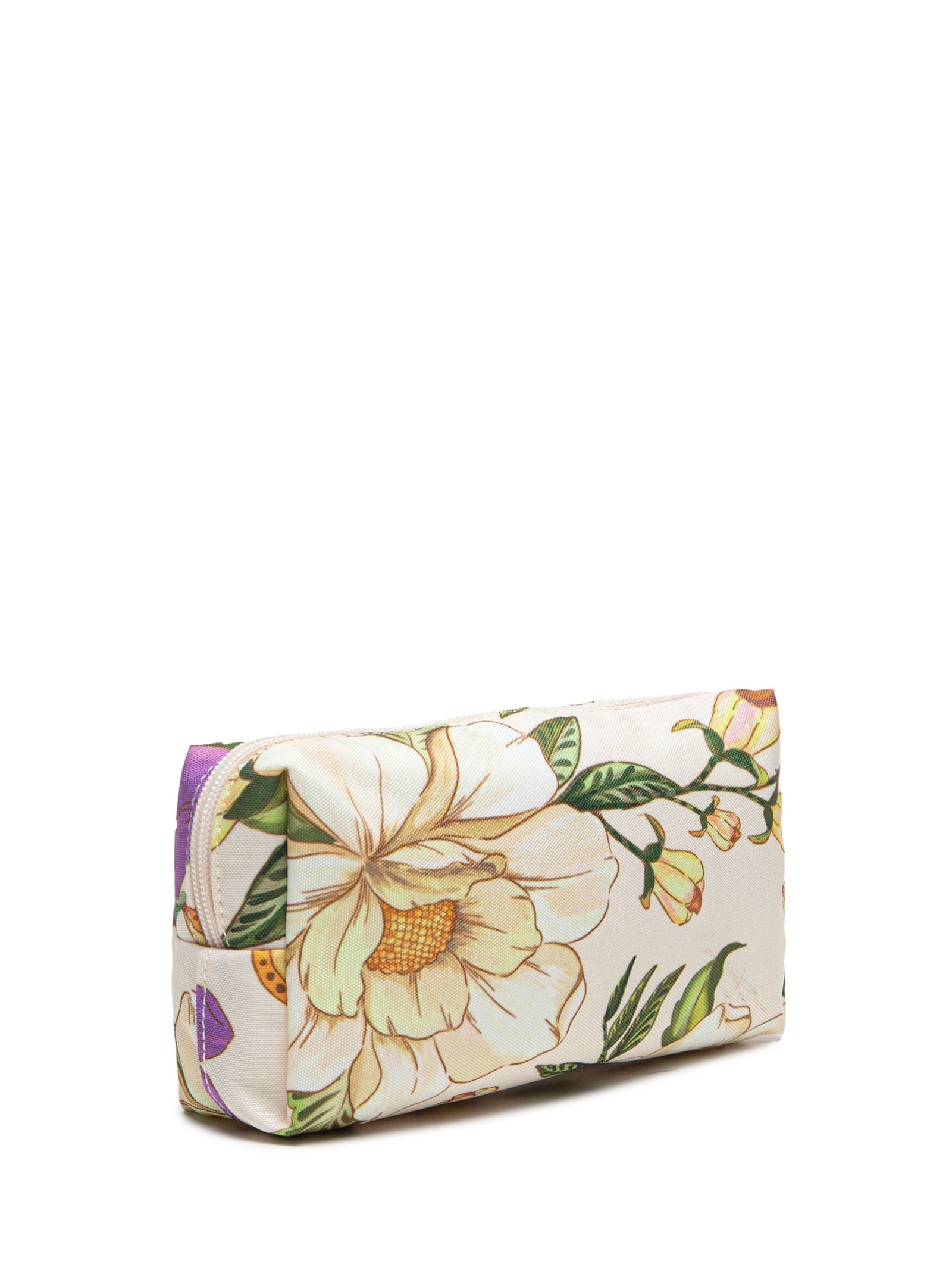 Necessaire Feminina Maxi Ora Bolas Pássaro em Flor Branco Farm Etc