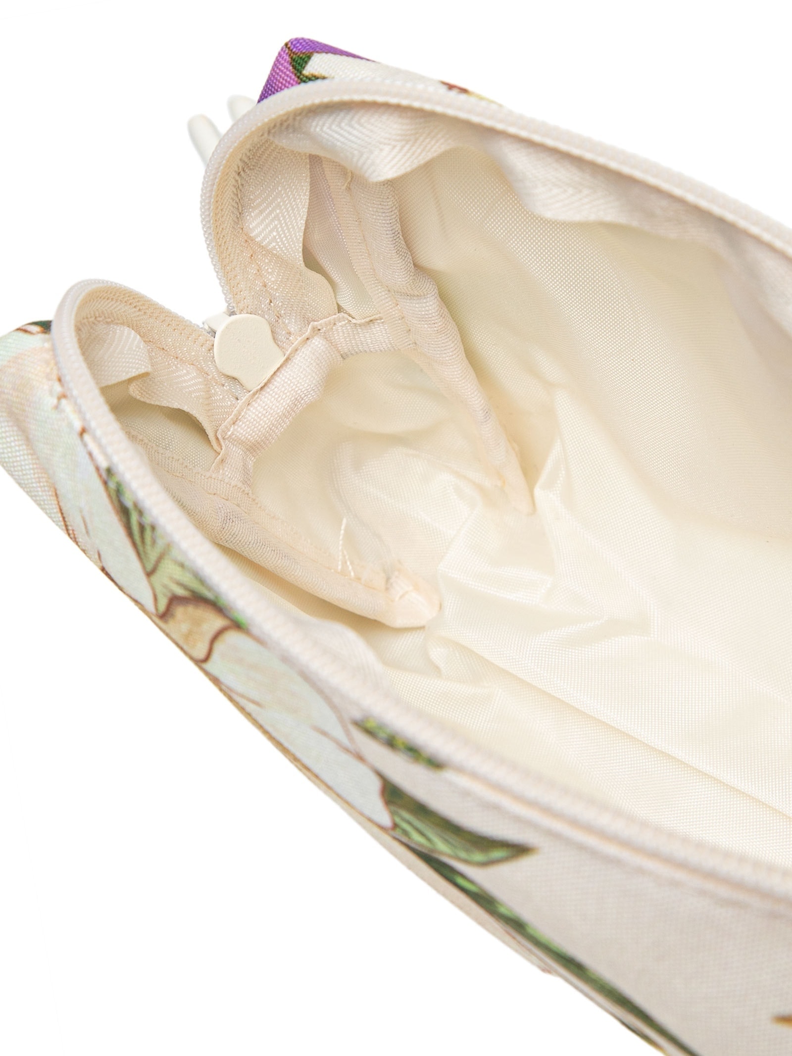 Necessaire Feminina Maxi Ora Bolas Pássaro em Flor Branco Farm Etc