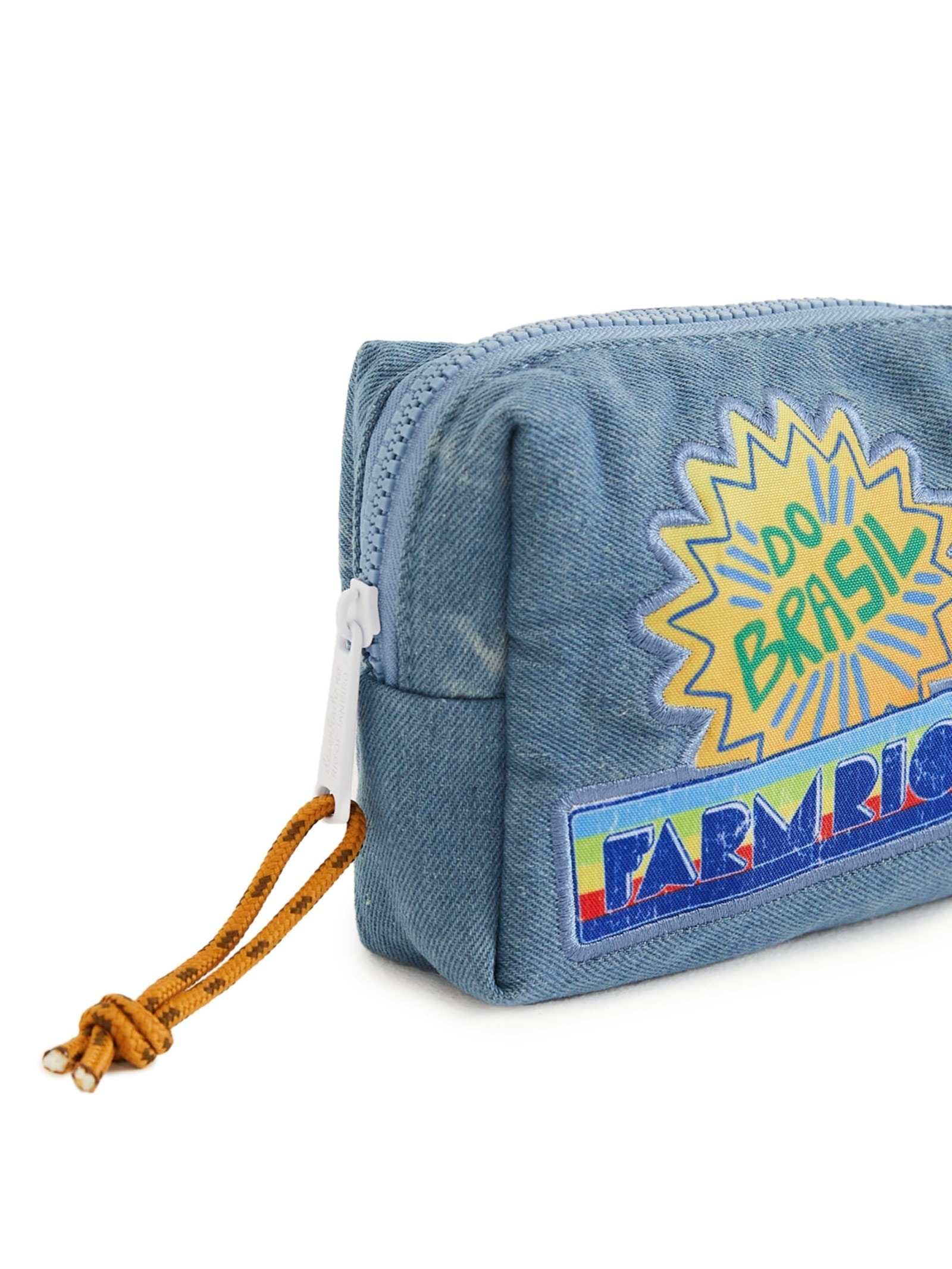 Necessaire Feminina Maxi Ora Bolas Patch Rio Jean Azul Farm Etc