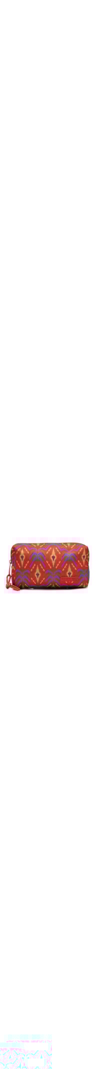 Necessaire Feminina Maxi Ora Bolas Summer Ikat - Vermelho