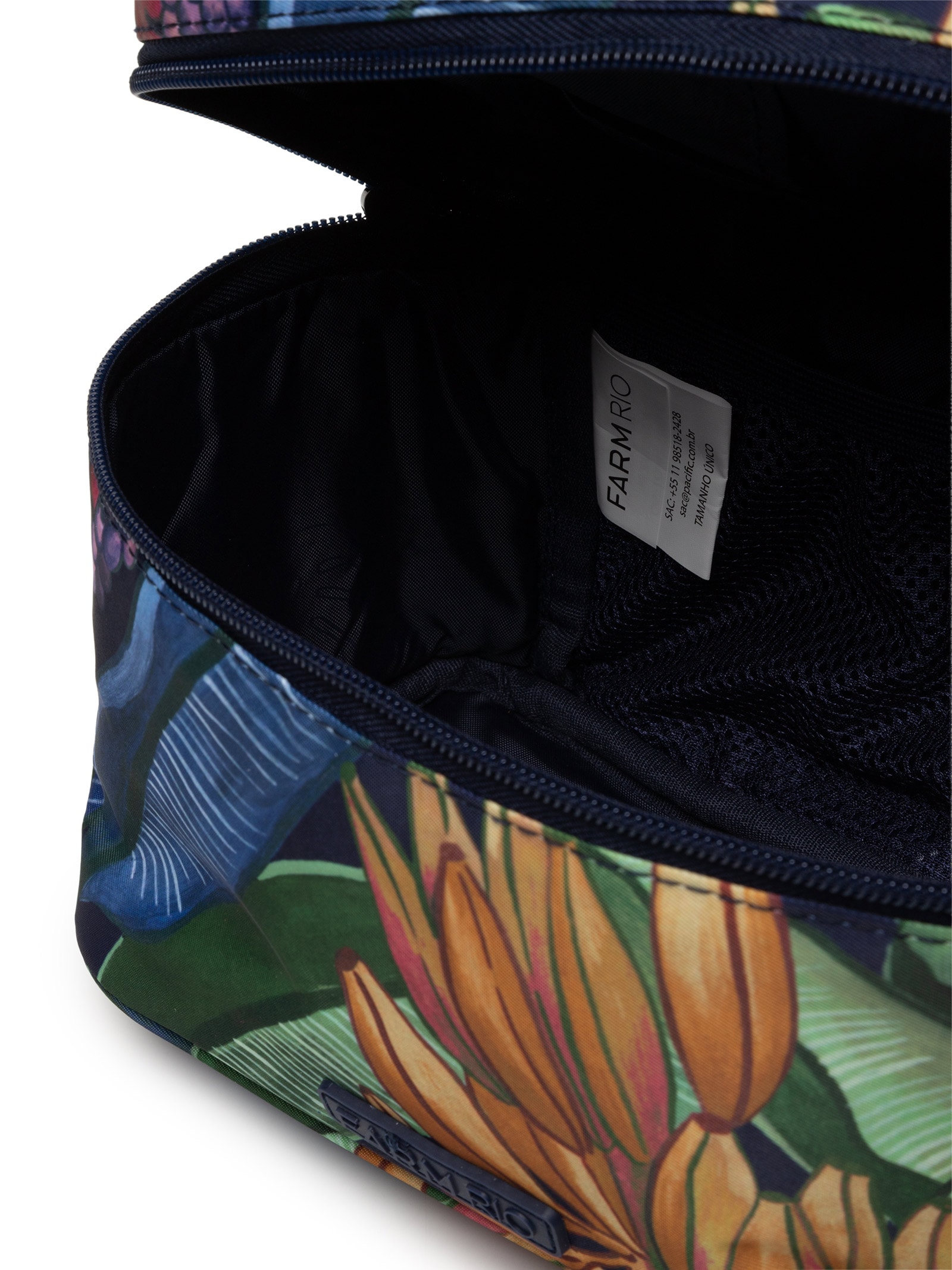 Necessaire Feminina Me Leva Banana Uva Preto Farm Etc