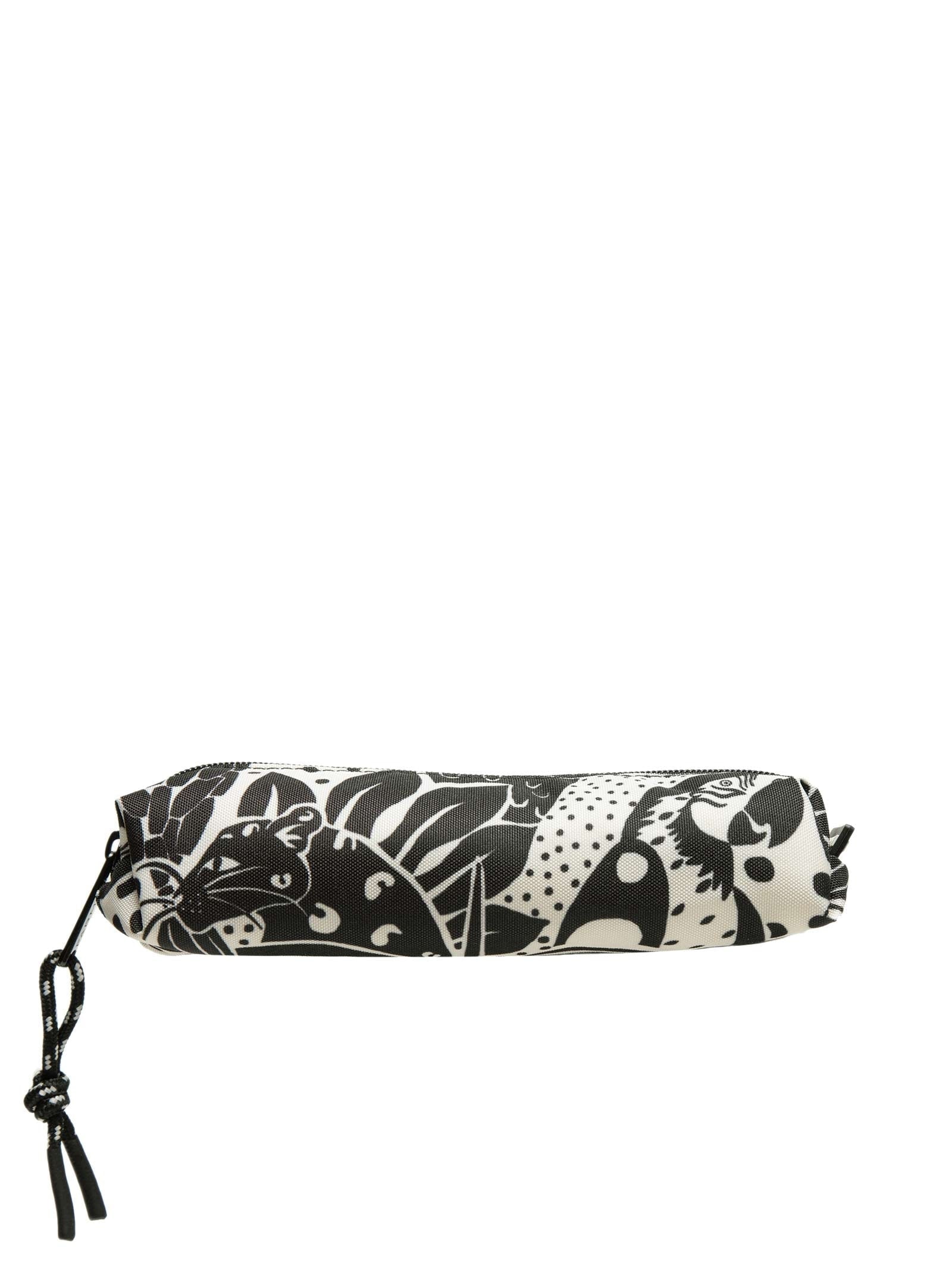 Necessaire Feminina Mini Ora Bolas Bichos na Flor Preto Farm Etc