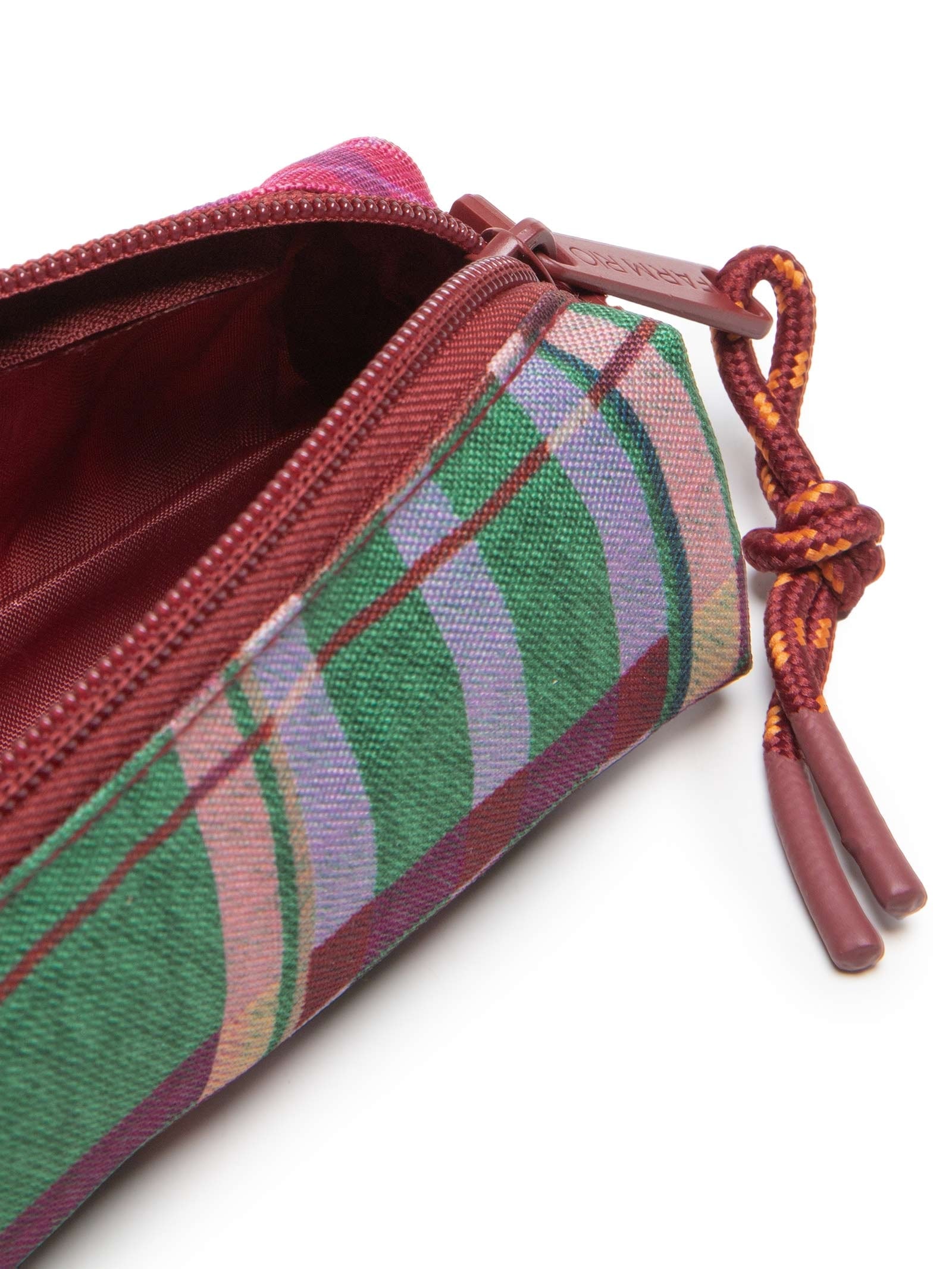 Necessaire Feminina Mini Ora Bolas Sofia Xadrez Vermelho Farm Etc