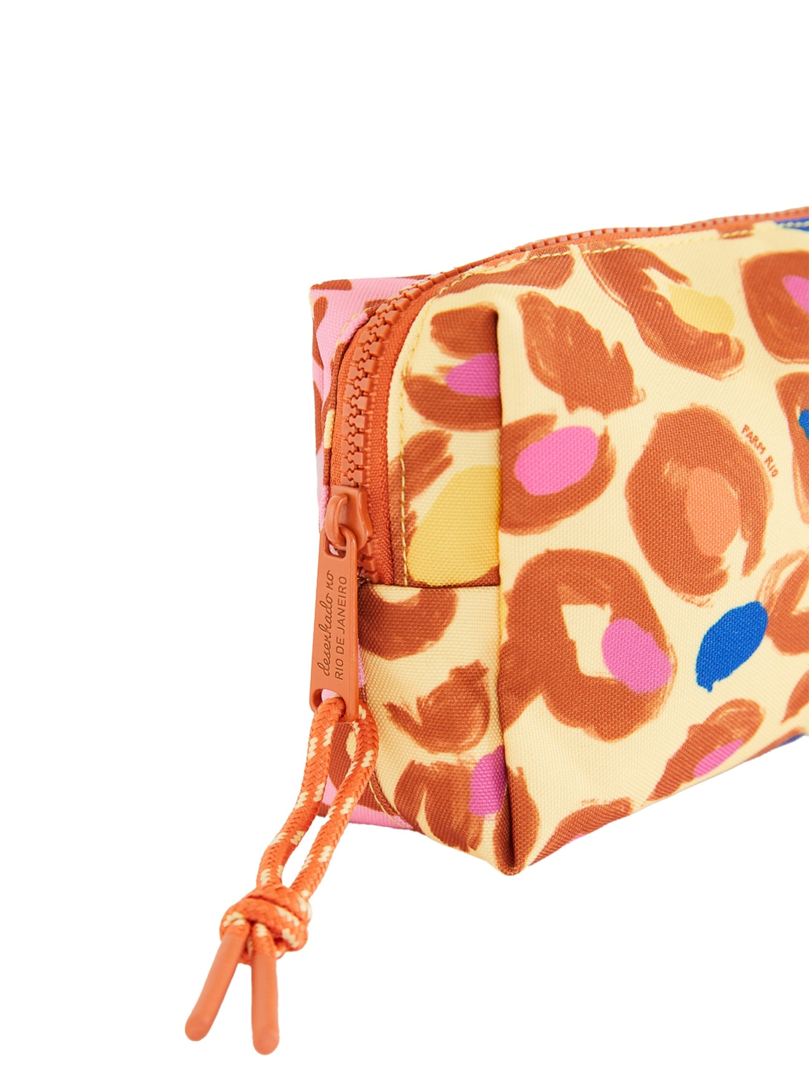 Necessaire Feminina Ora Bolas P Onça Cool Amarelo Farm Etc