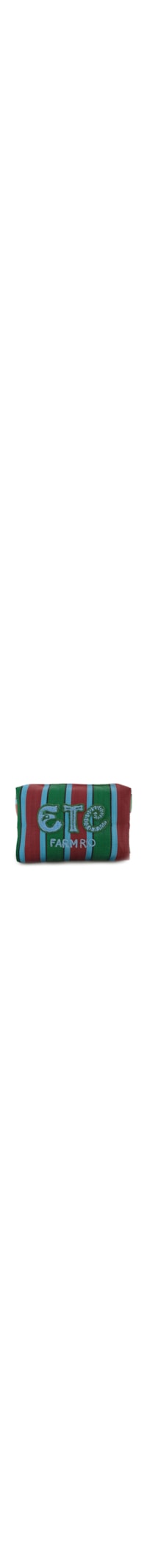 Necessaire Feminina Ráfia Multicolor - Vermelho
