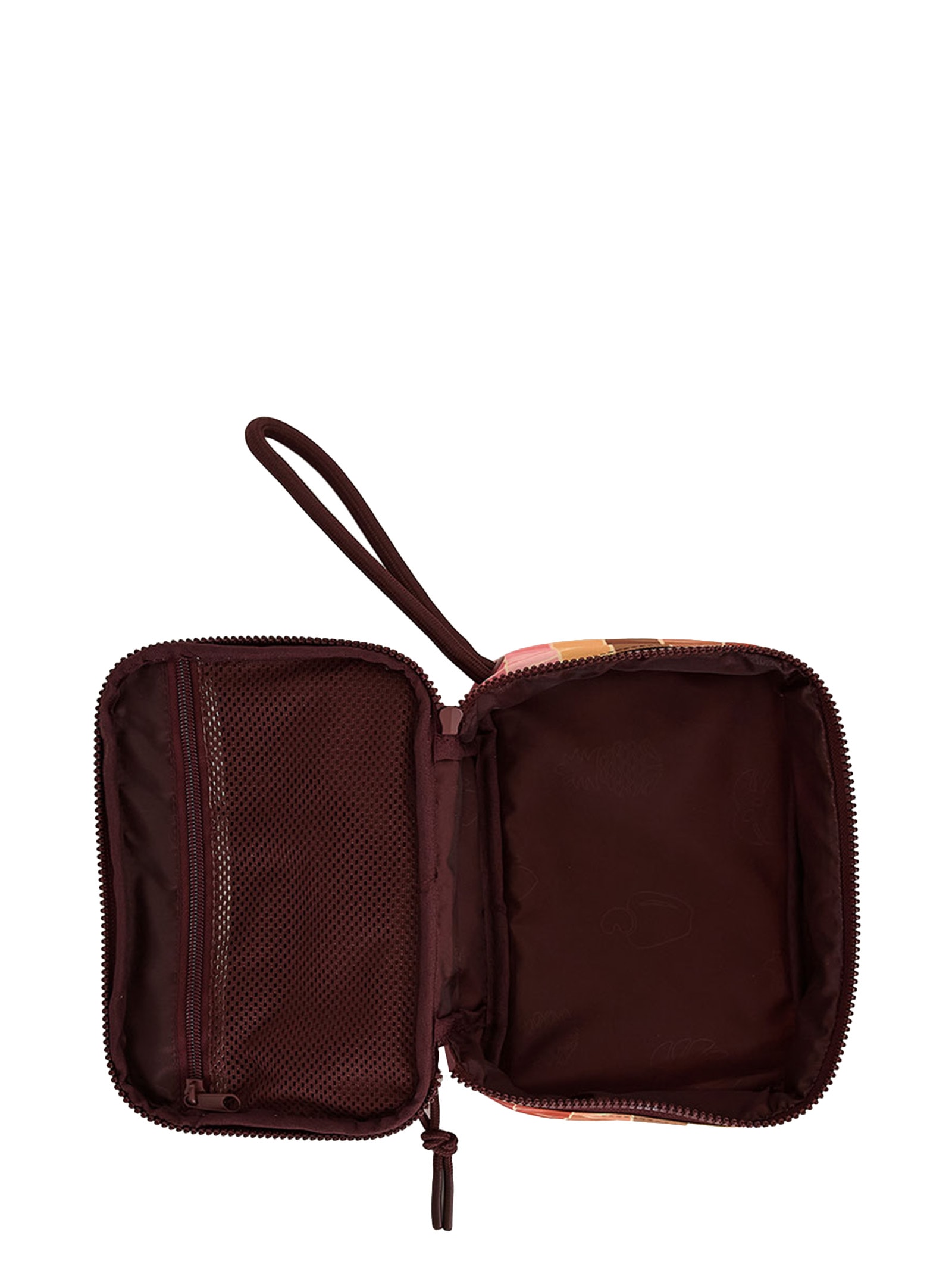 Necessaire Feminina Xerô Listra Mosaico Marrom Farm Etc