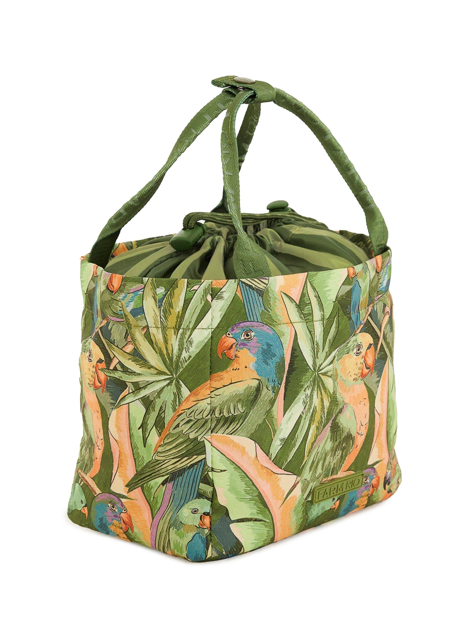 Necessaire Feminina Ziriguidum Floresta Passáros Verde Farm Etc