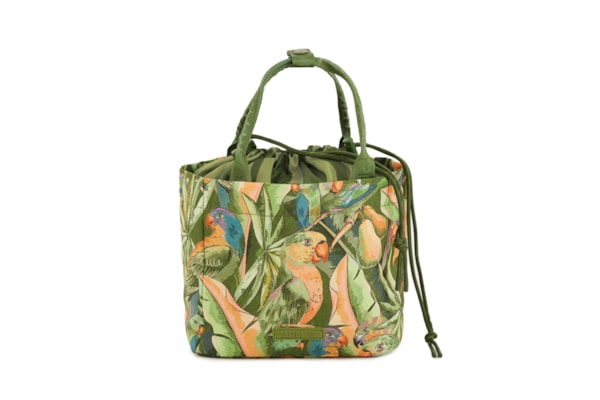 Necessaire Feminina Ziriguidum Floresta Passáros - Verde