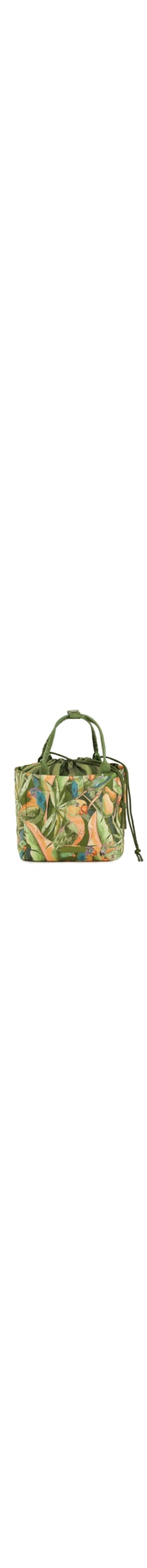 Necessaire Feminina Ziriguidum Floresta Passáros - Verde