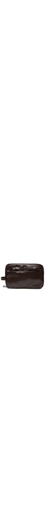 Necessaire Masculina de Viagem Grande em Couro - Marrom