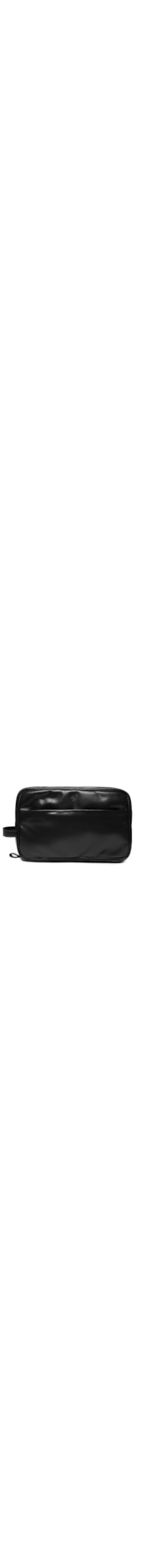 Necessaire Masculina de Viagem Grande em Couro - Preto