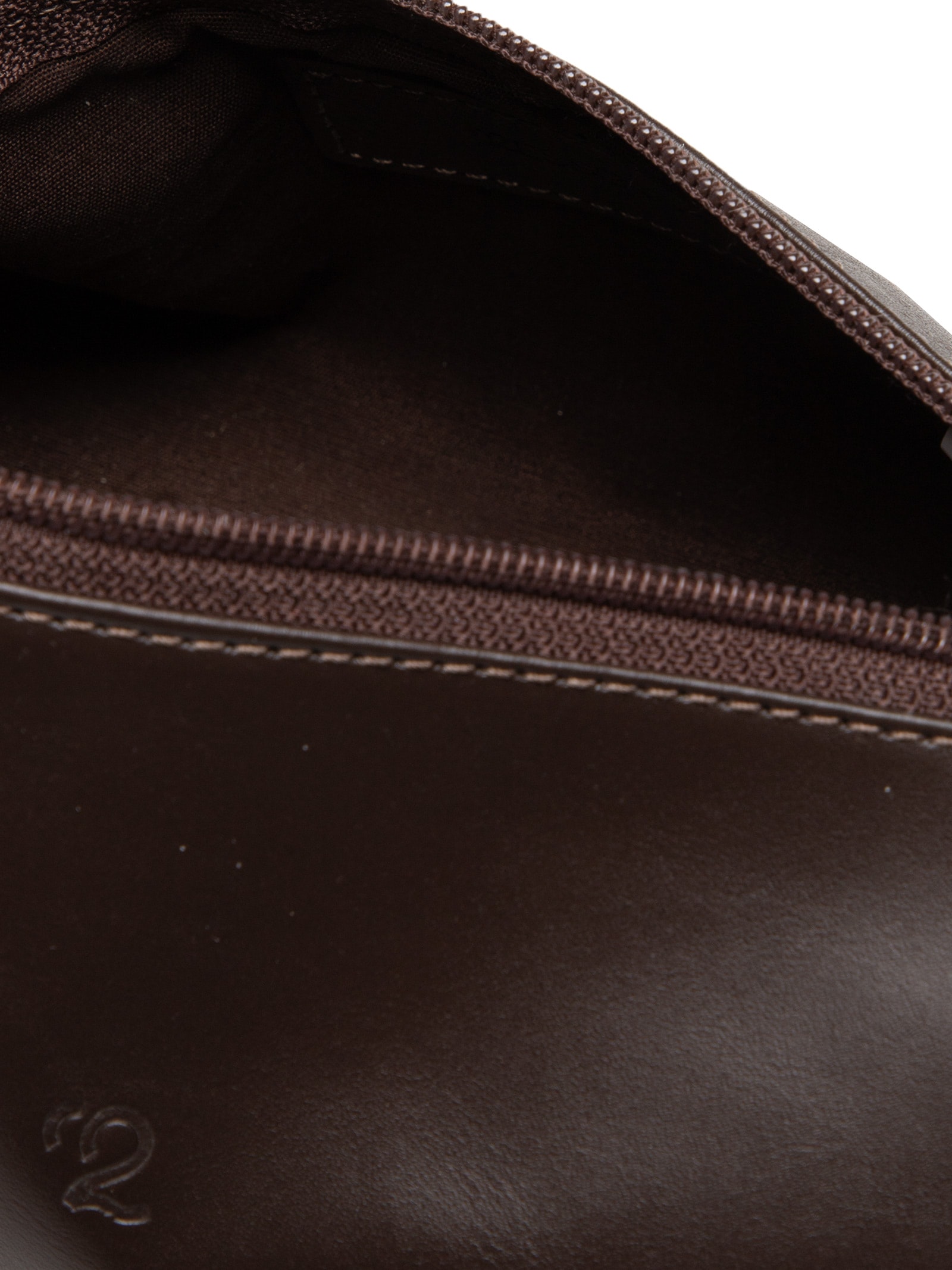 Necessaire Masculina de Viagem Média em Couro Marrom '2 Essential