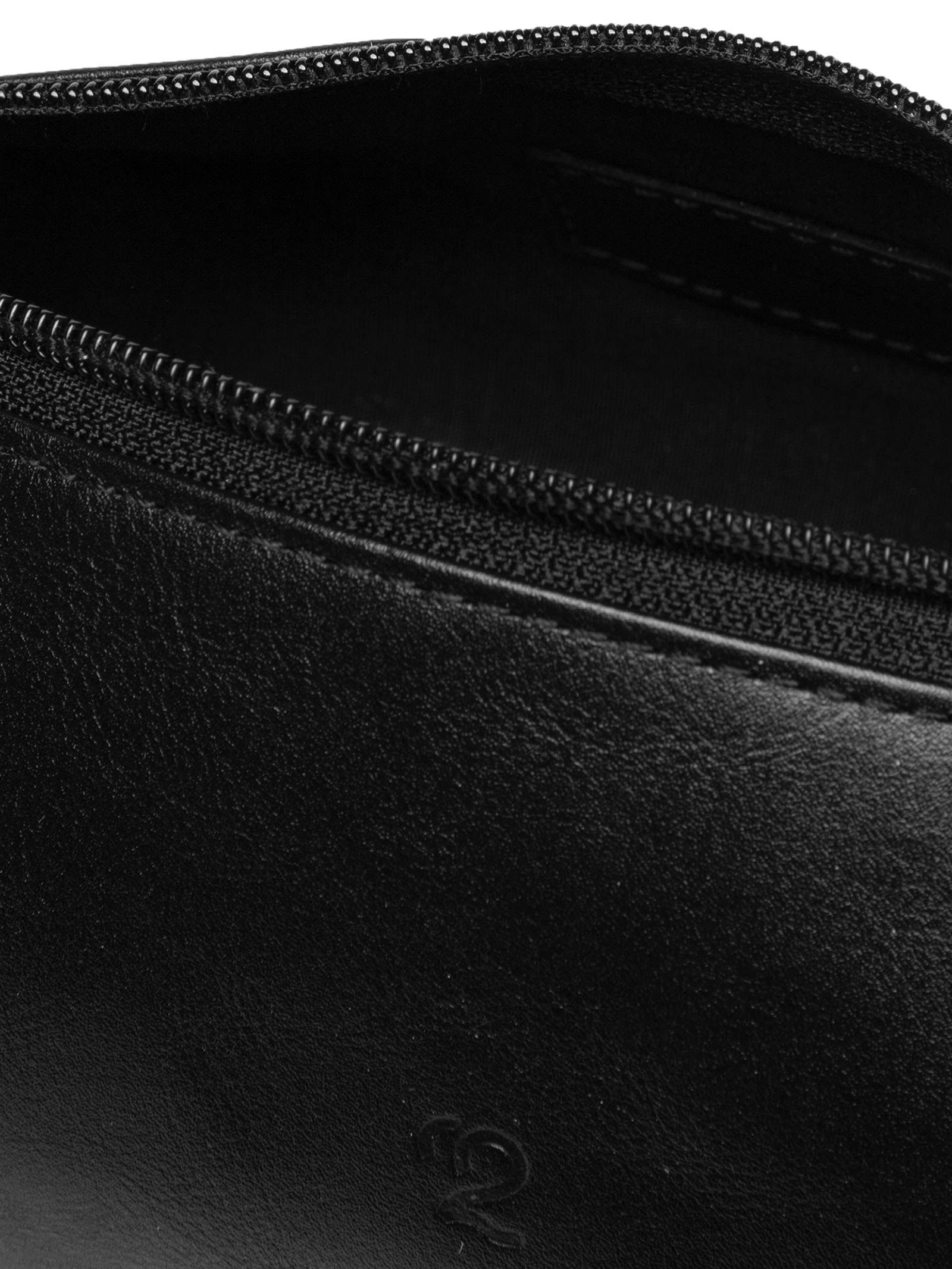 Necessaire Masculina de Viagem Média em Couro Preto '2 Essential