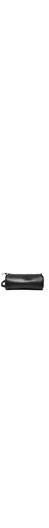 Necessaire Masculina de Viagem Média em Couro - Preto