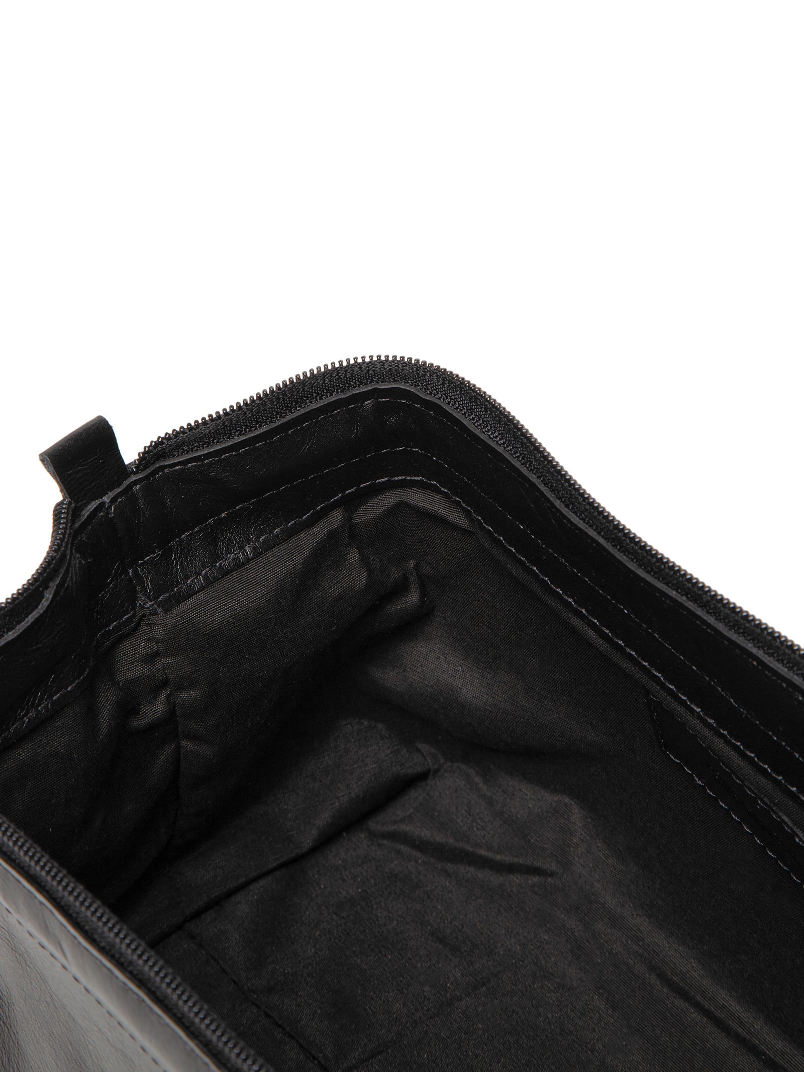 Necessaire Masculina Para Viagem Couro Legitimo Preto '2 Essential