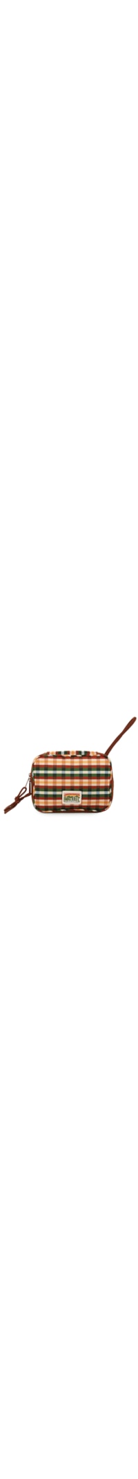 Necessaire Xero Xadrez Multi - Marrom