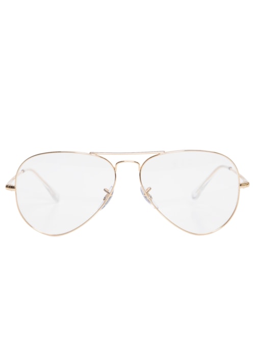 Óculos De Grau Unissex Aviador – Dourado