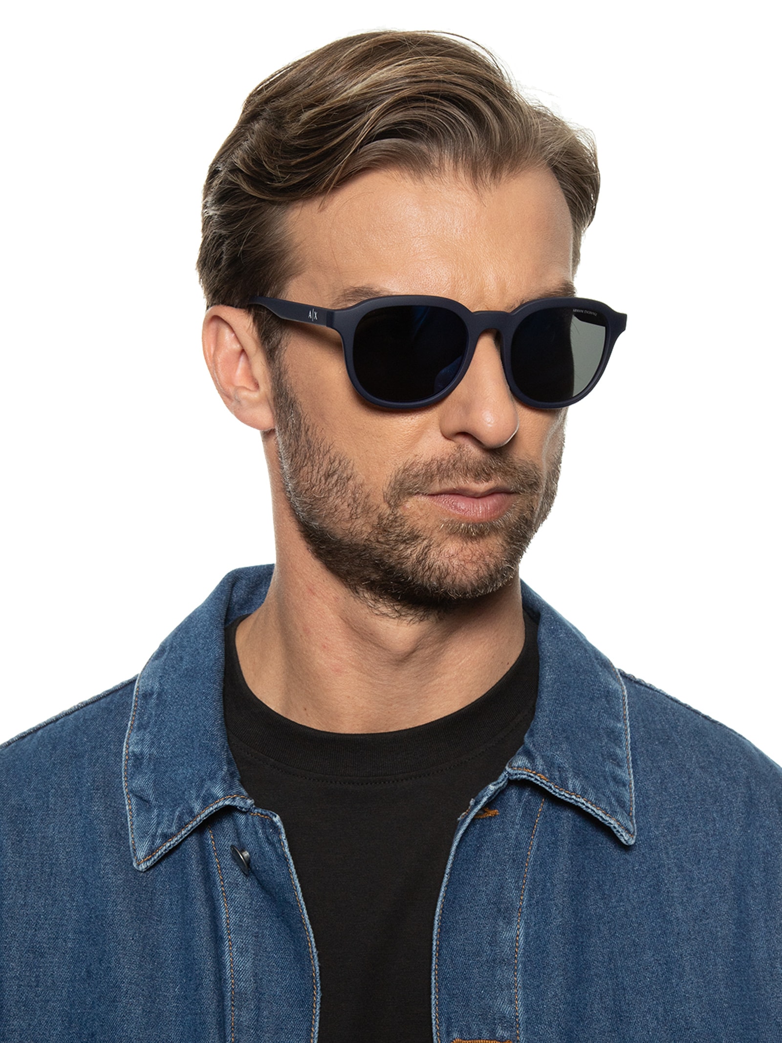 Óculos De Sol Ax4129Su - Armani Exchange - Azul Marinho
