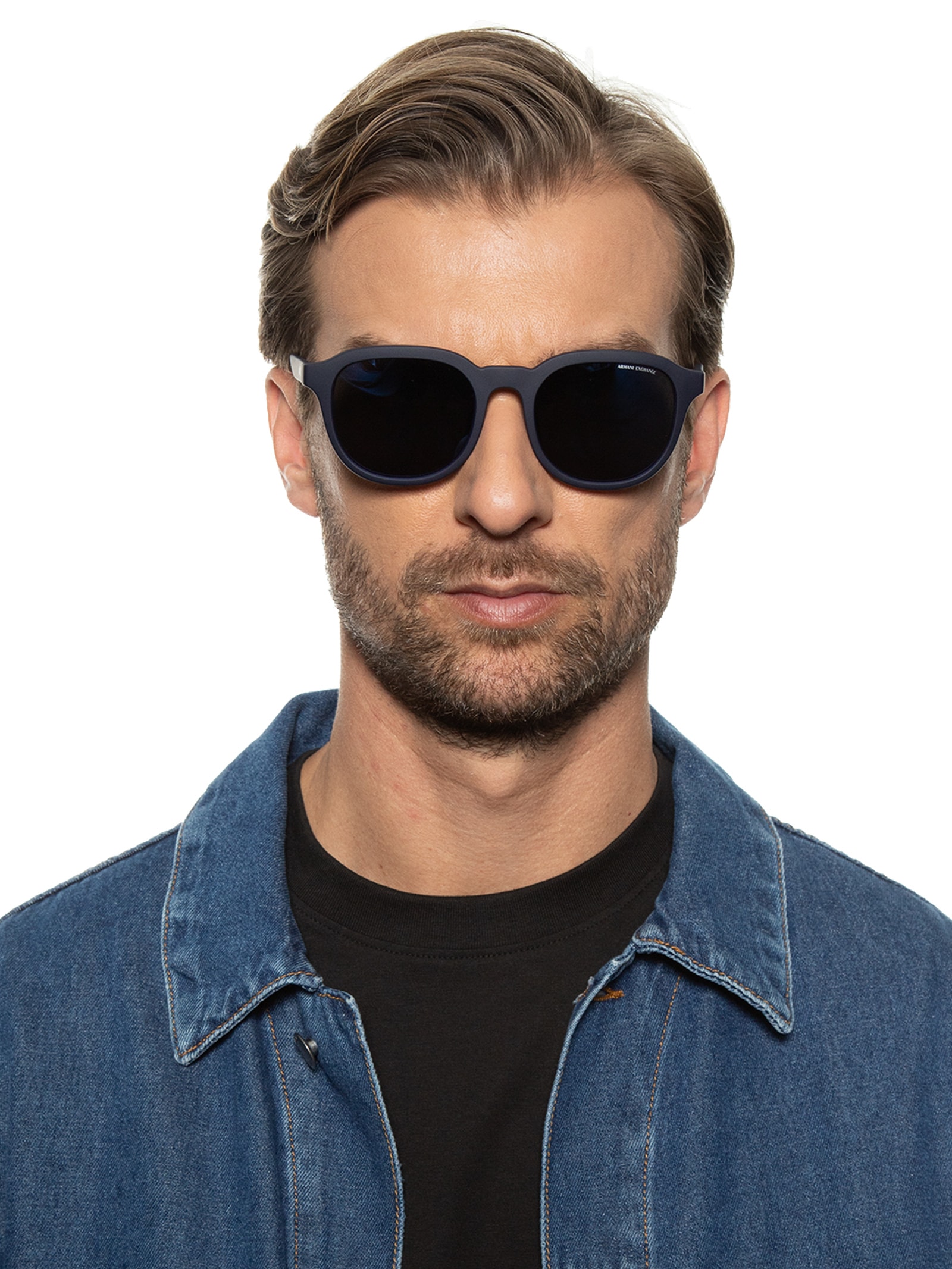 Óculos De Sol Ax4129Su - Armani Exchange - Azul Marinho