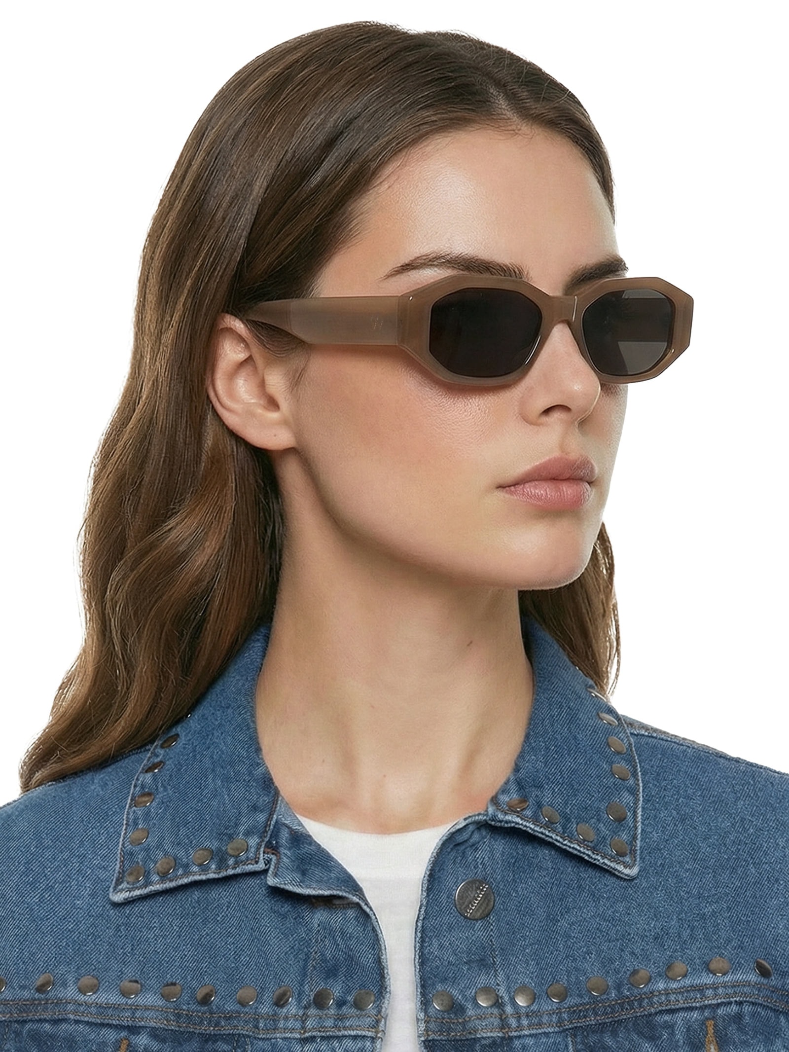 Óculos De Sol Feminino Adulto Amsterdã Fendi Cinza Helena Bordon