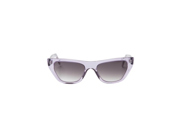 Óculos de Sol Feminino Adulto Milão Transparente - Roxo