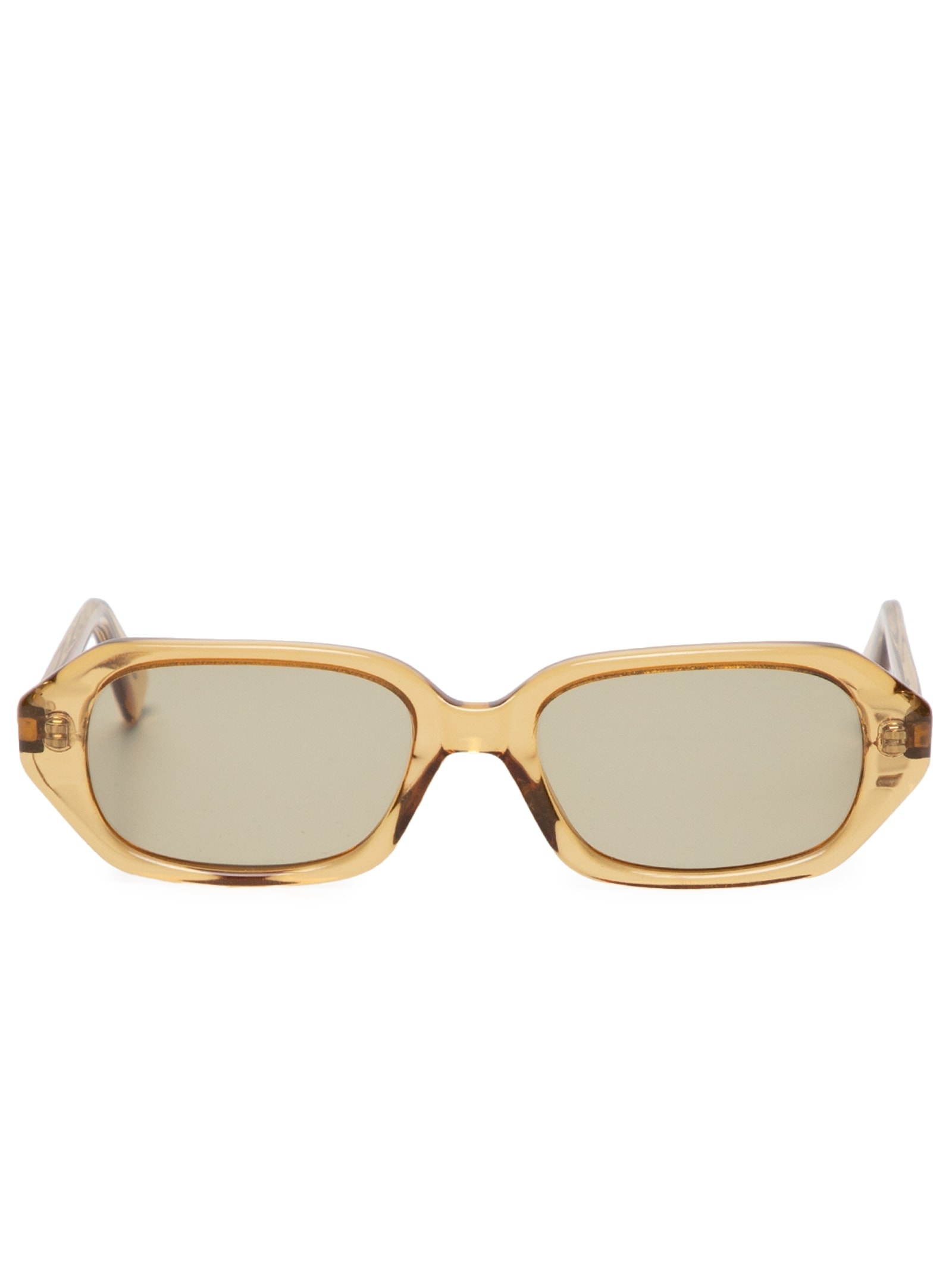 Óculos De Sol Feminino Adulto Munique Transparente Toffe MRCL Amarelo  Helena Bordon