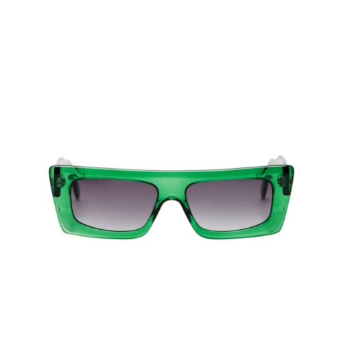 Óculos De Sol Feminino Adulto Nyc Transparente Degradê – Verde