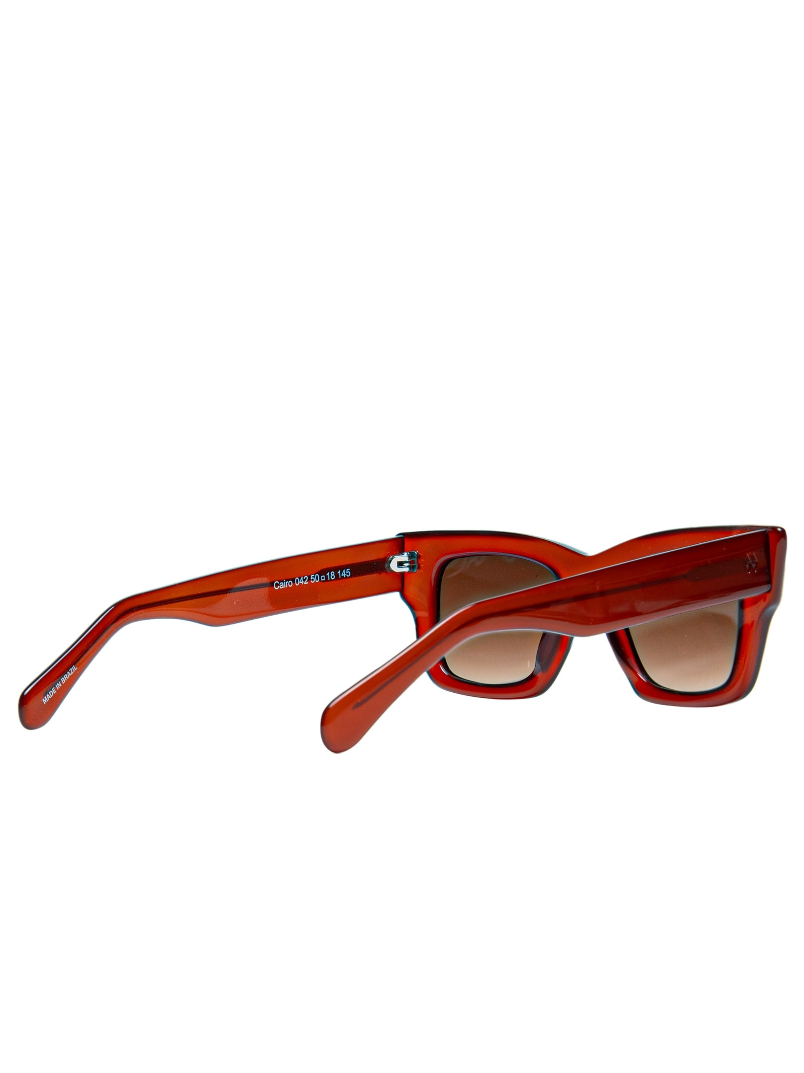 Óculos De Sol Feminino Cairo Degradê Marrom Helena Bordon