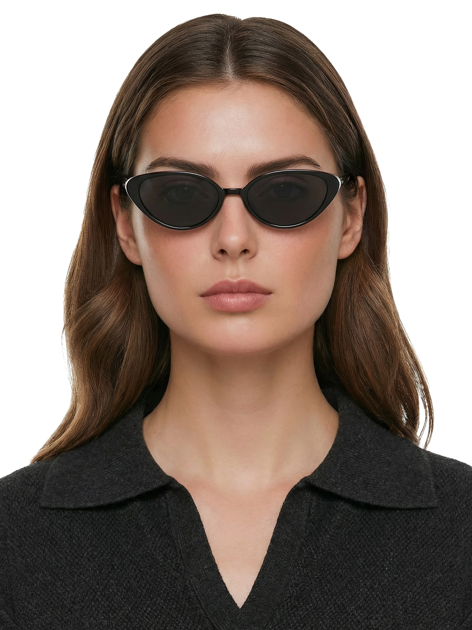 Óculos De Sol Feminino Gatinho Preto Market 33