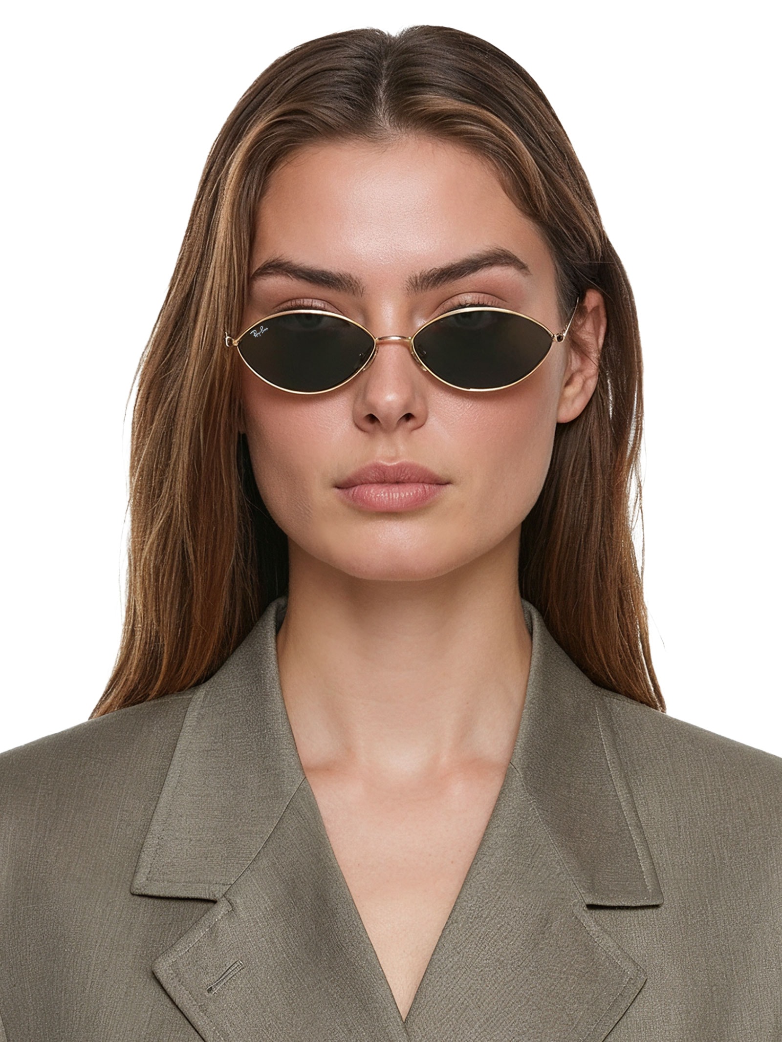 Óculos De Sol Feminino Kai Bio-Based Dourado Ray-ban