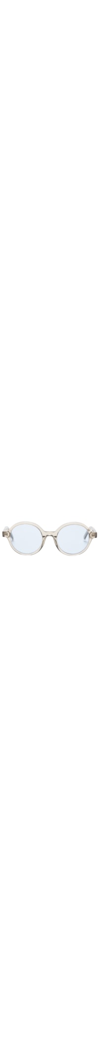 Óculos De Sol Feminino Monica Solar Cinza Cristal - Branco