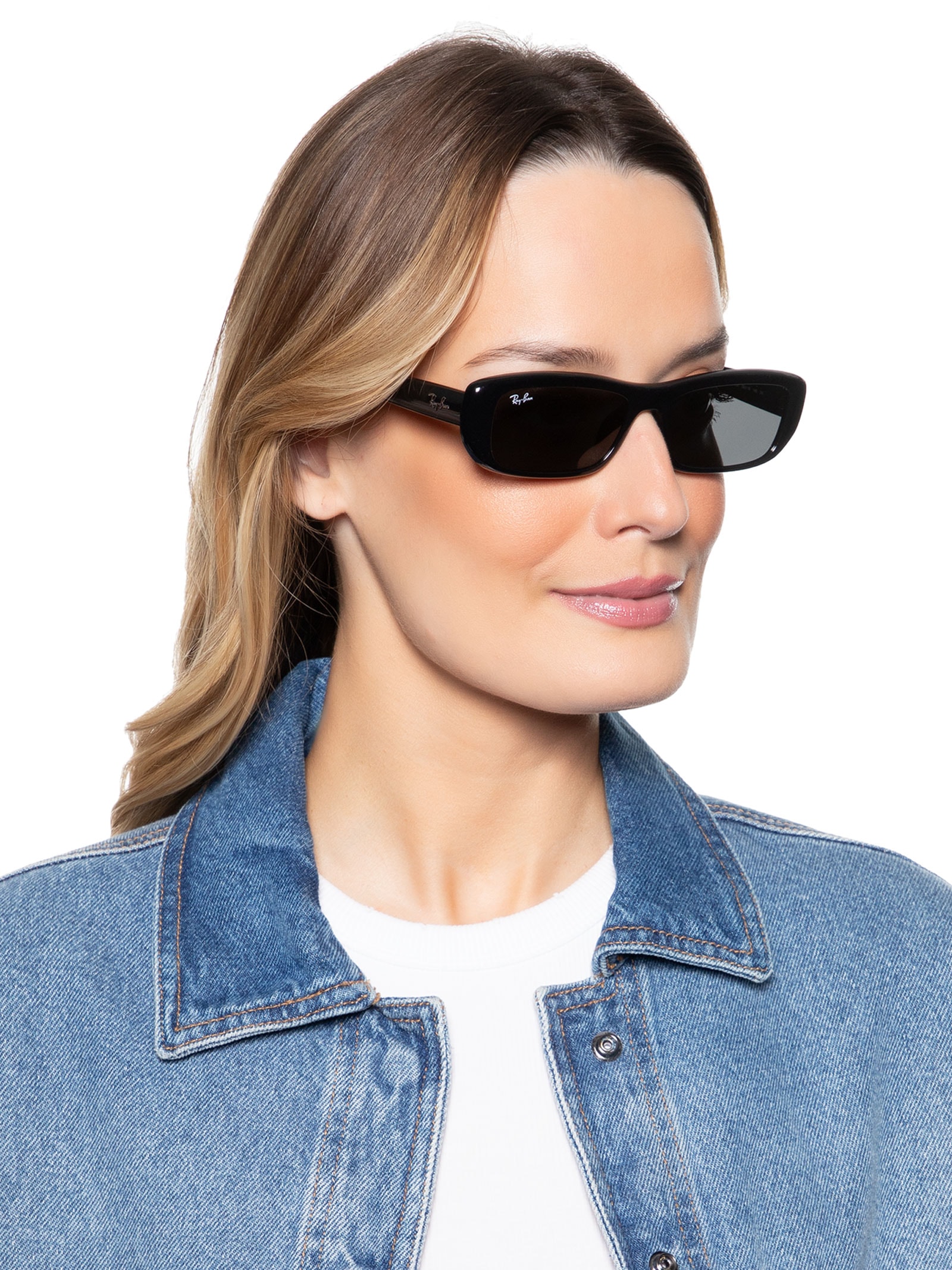 Ray Ban Rb4436d Óculos De Sol Feminino RB4436D Bio-Based - Ray-Ban - Preto