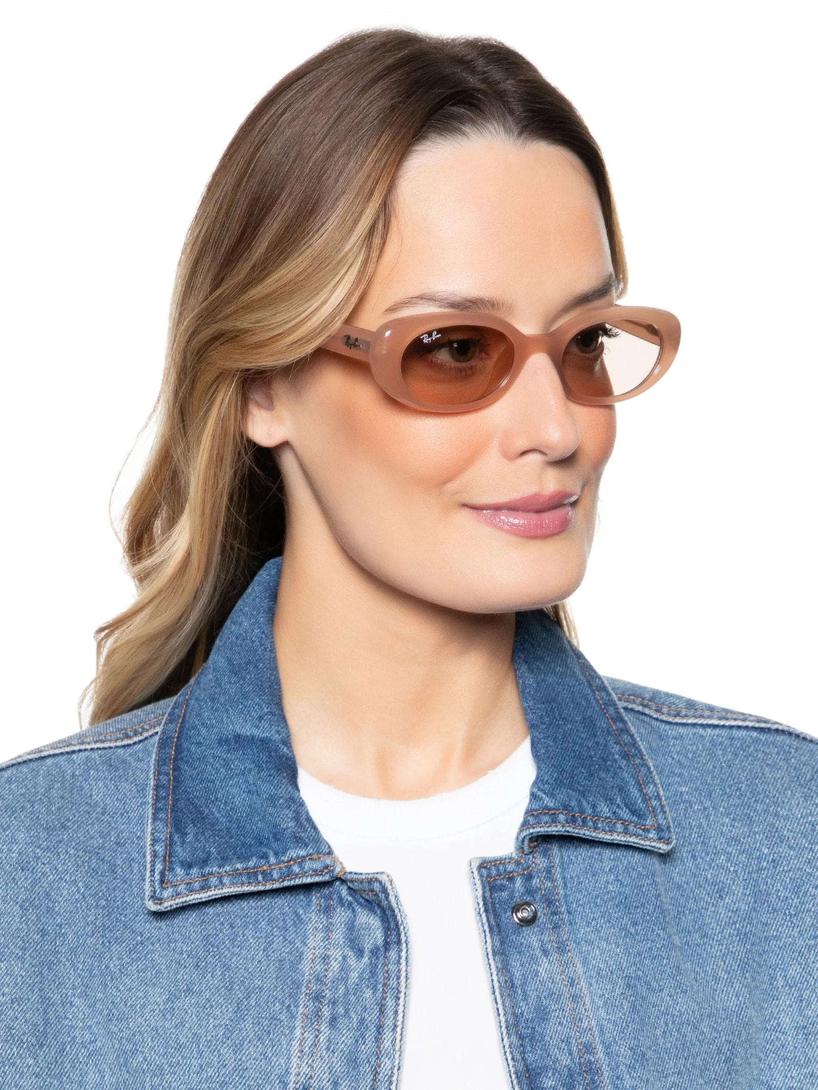 Ray-Ban - Óculos De Sol Feminino RB4441D Bio-Based - Bege