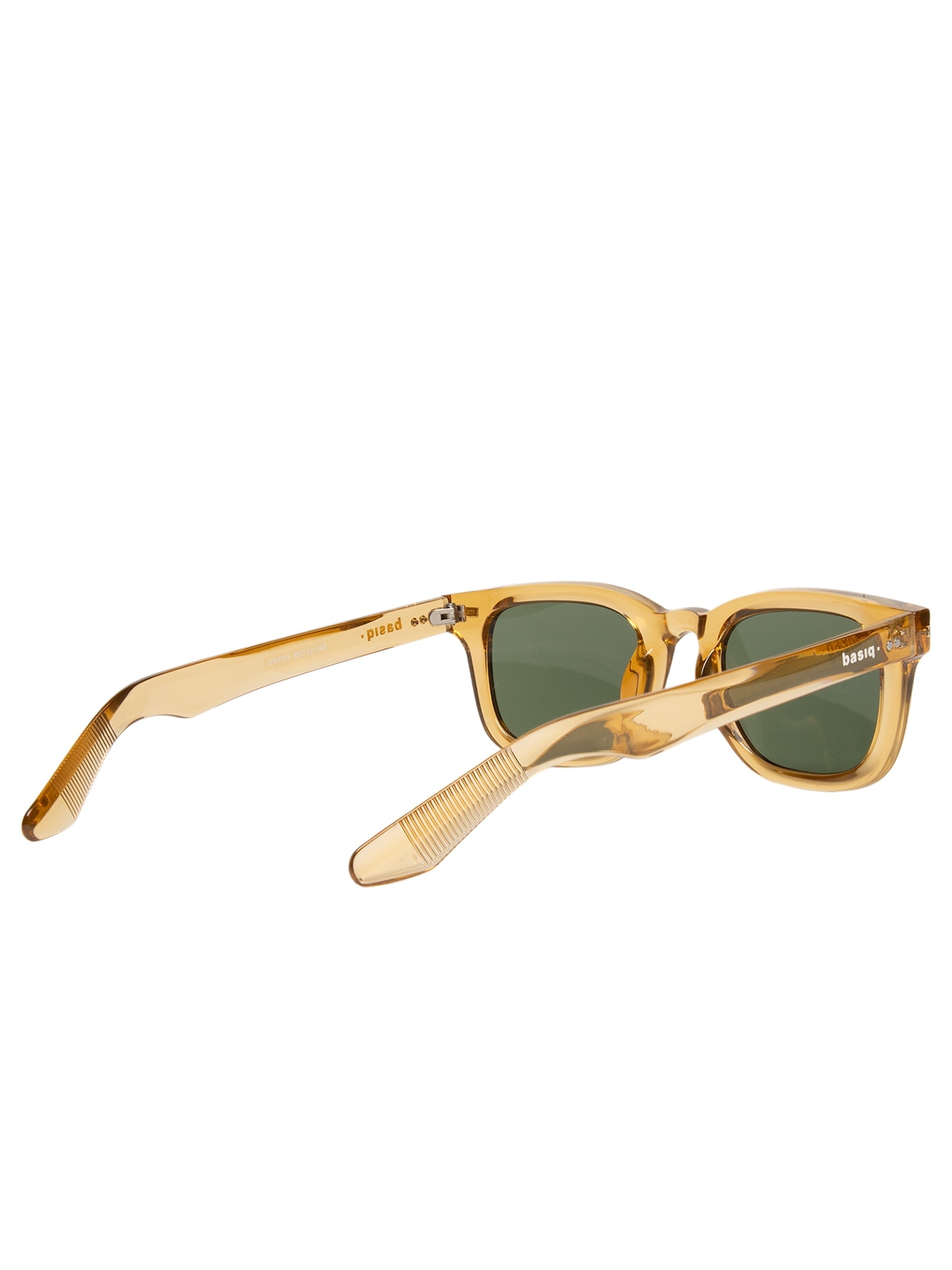 Óculos de Sol Feminino Retangular Amarelo Basiq