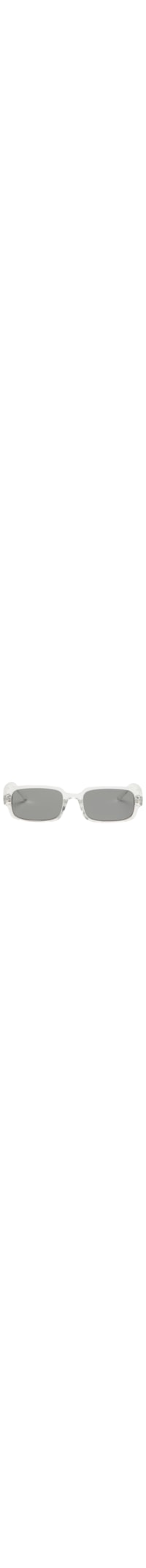 Óculos de Sol Feminino Retangular Arredondado - Off White