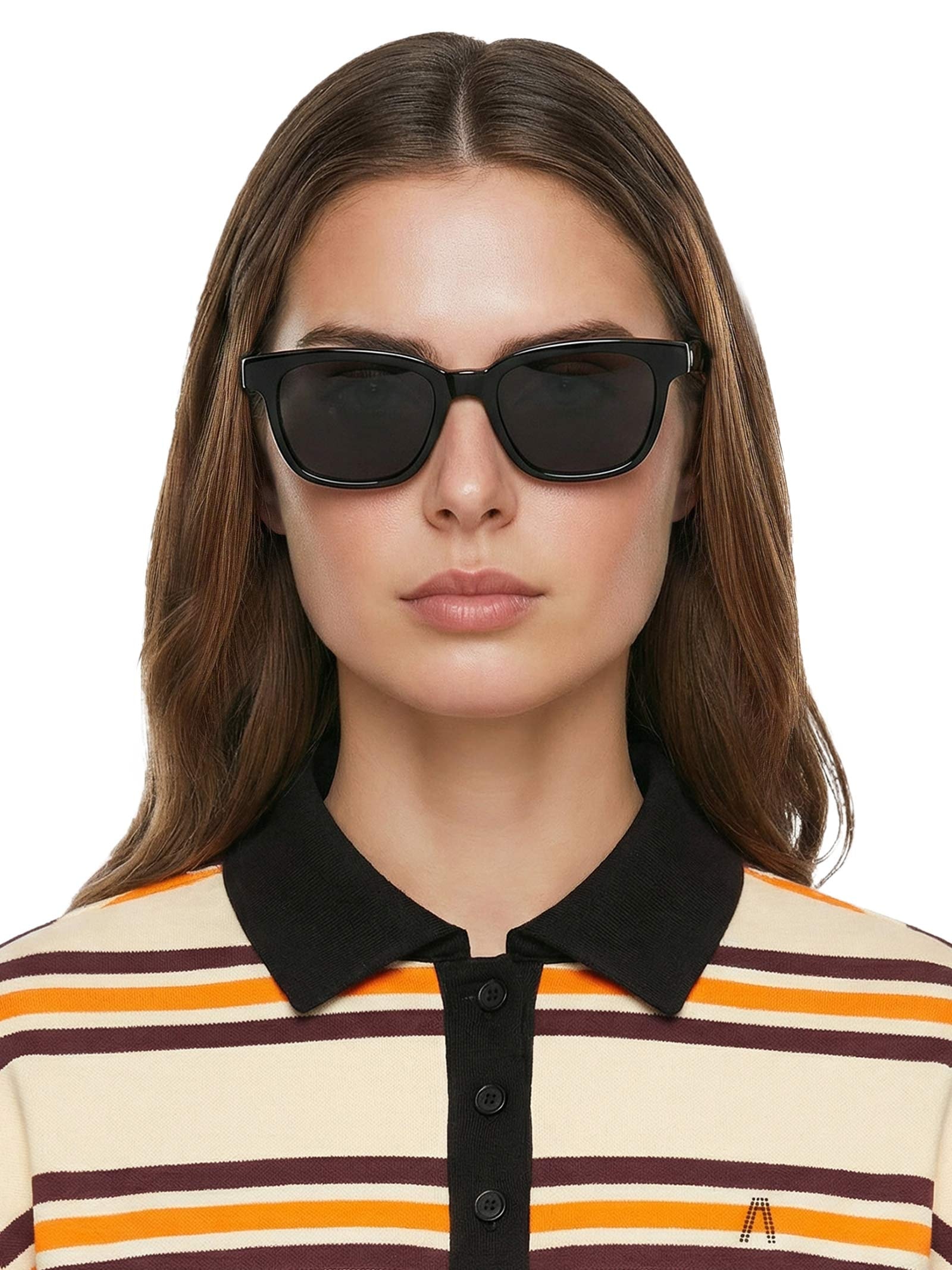 Óculos de Sol Feminino São Paulo Preto Total Preto Helena Bordon