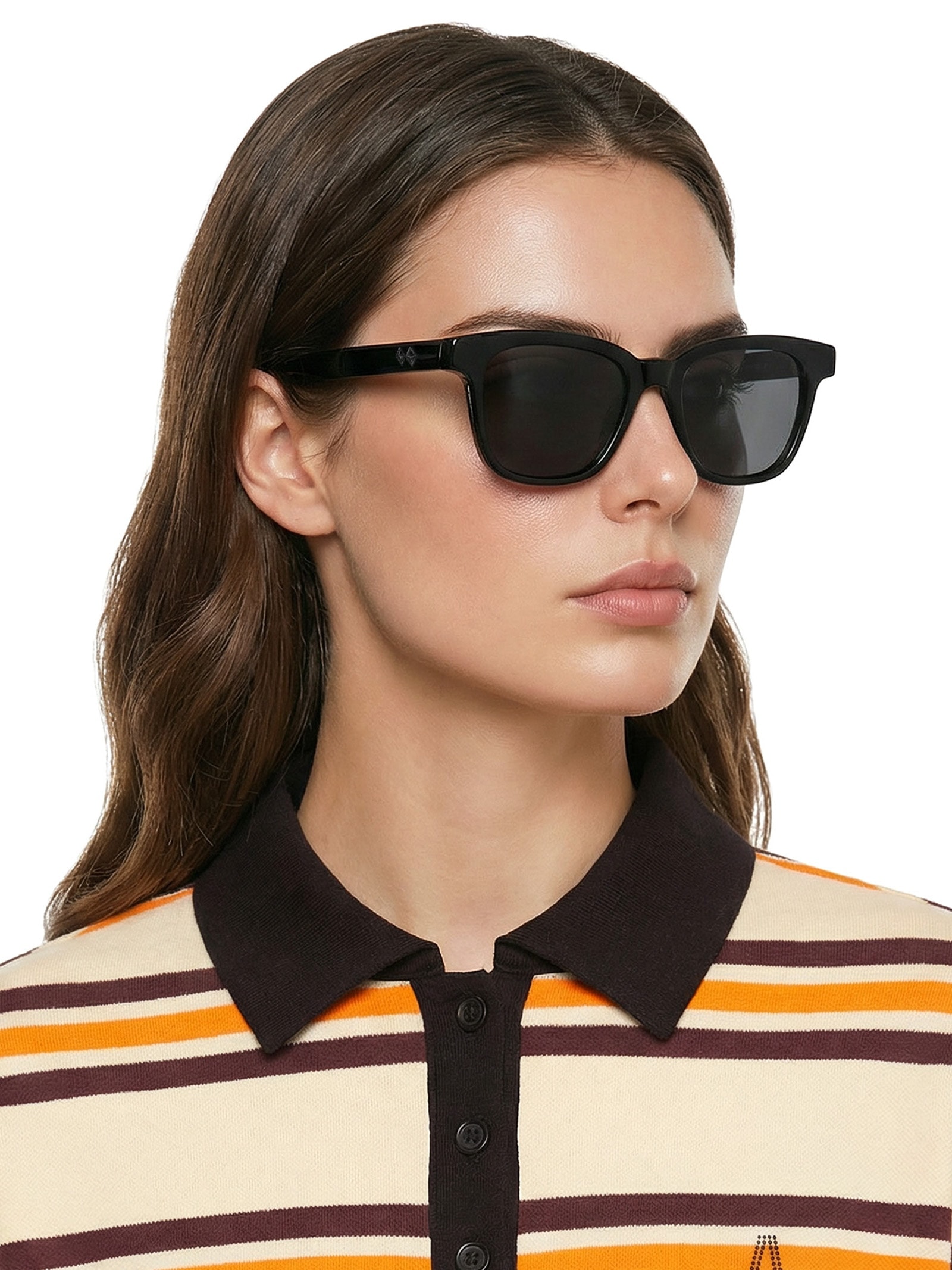 Óculos de Sol Feminino São Paulo Preto Total Preto Helena Bordon