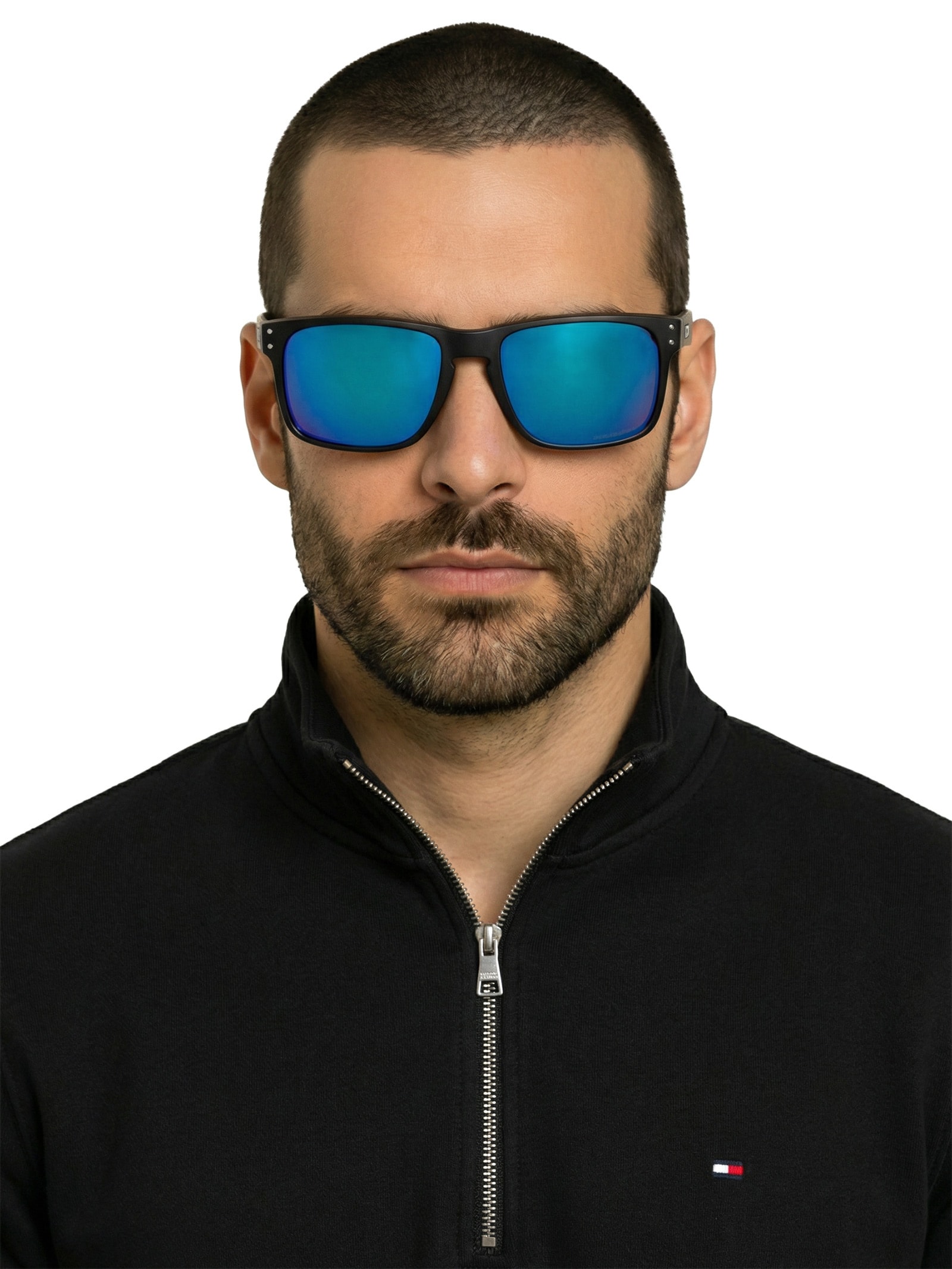 Óculos De Sol Masculino Holbrook MT W Prizm Sapphire Polar Azul Oakley