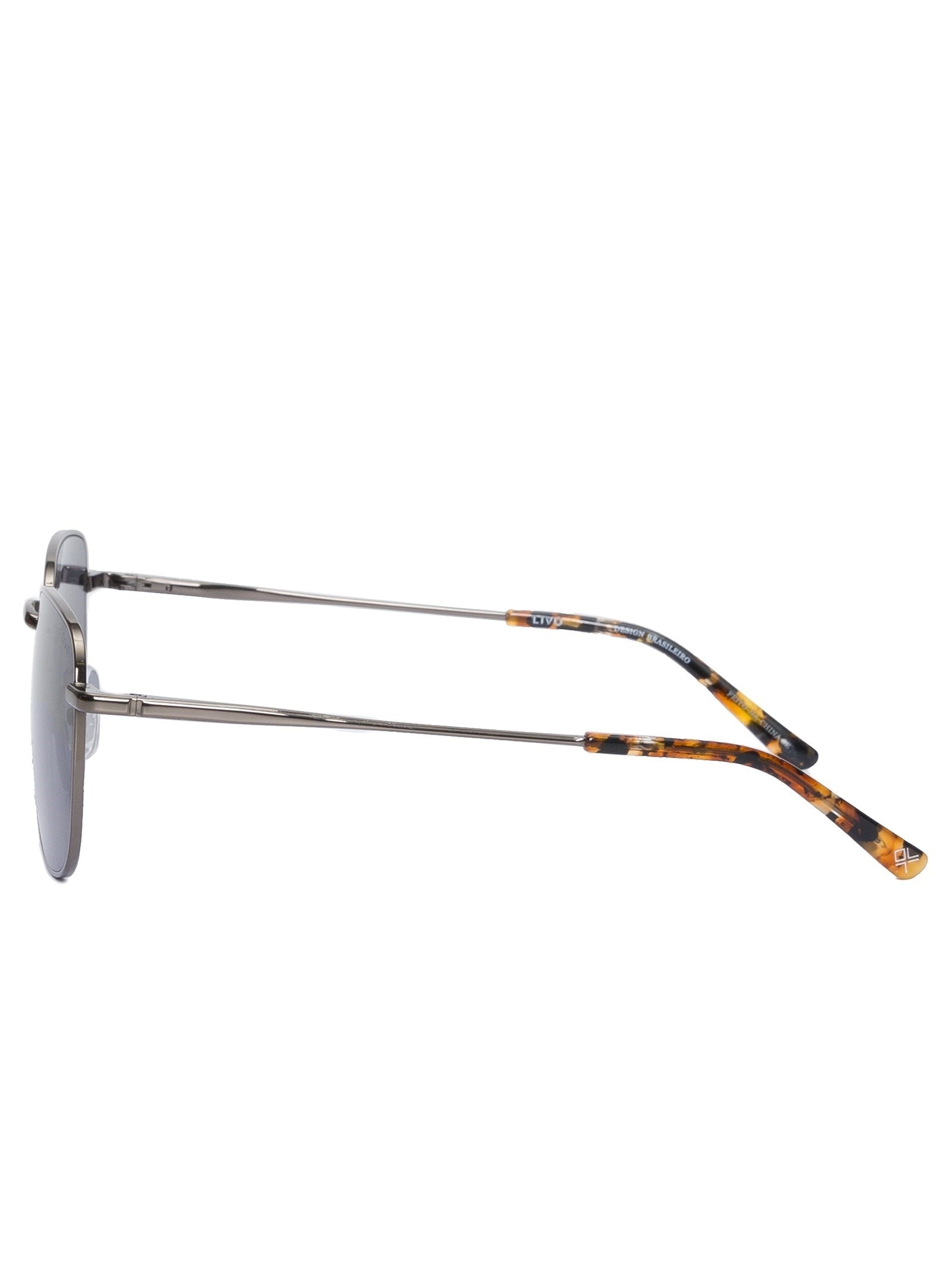 Óculos De Sol Masculino Max Cinza Livo