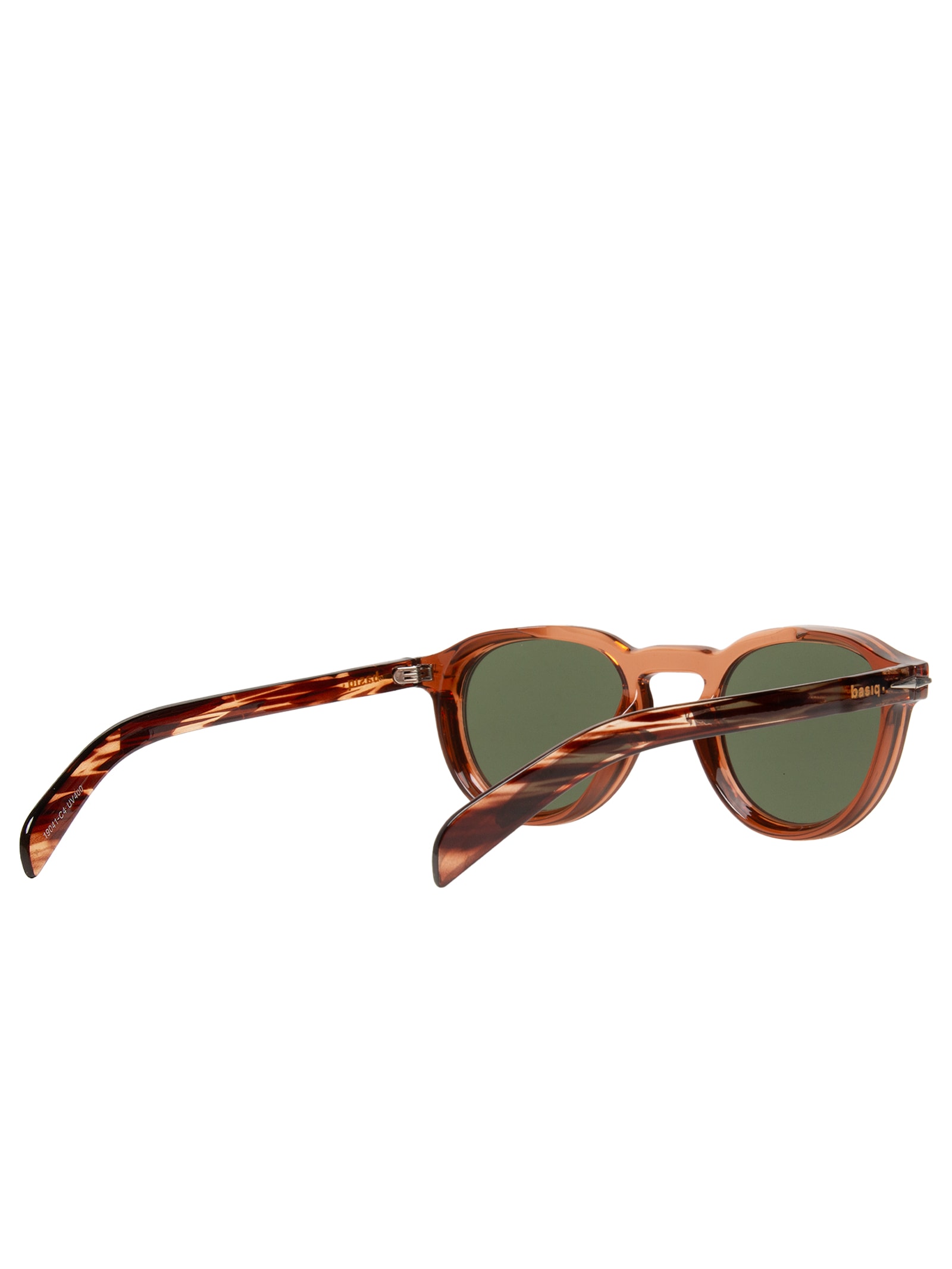 Óculos De Sol Masculino Redondo Marrom Basiq Men